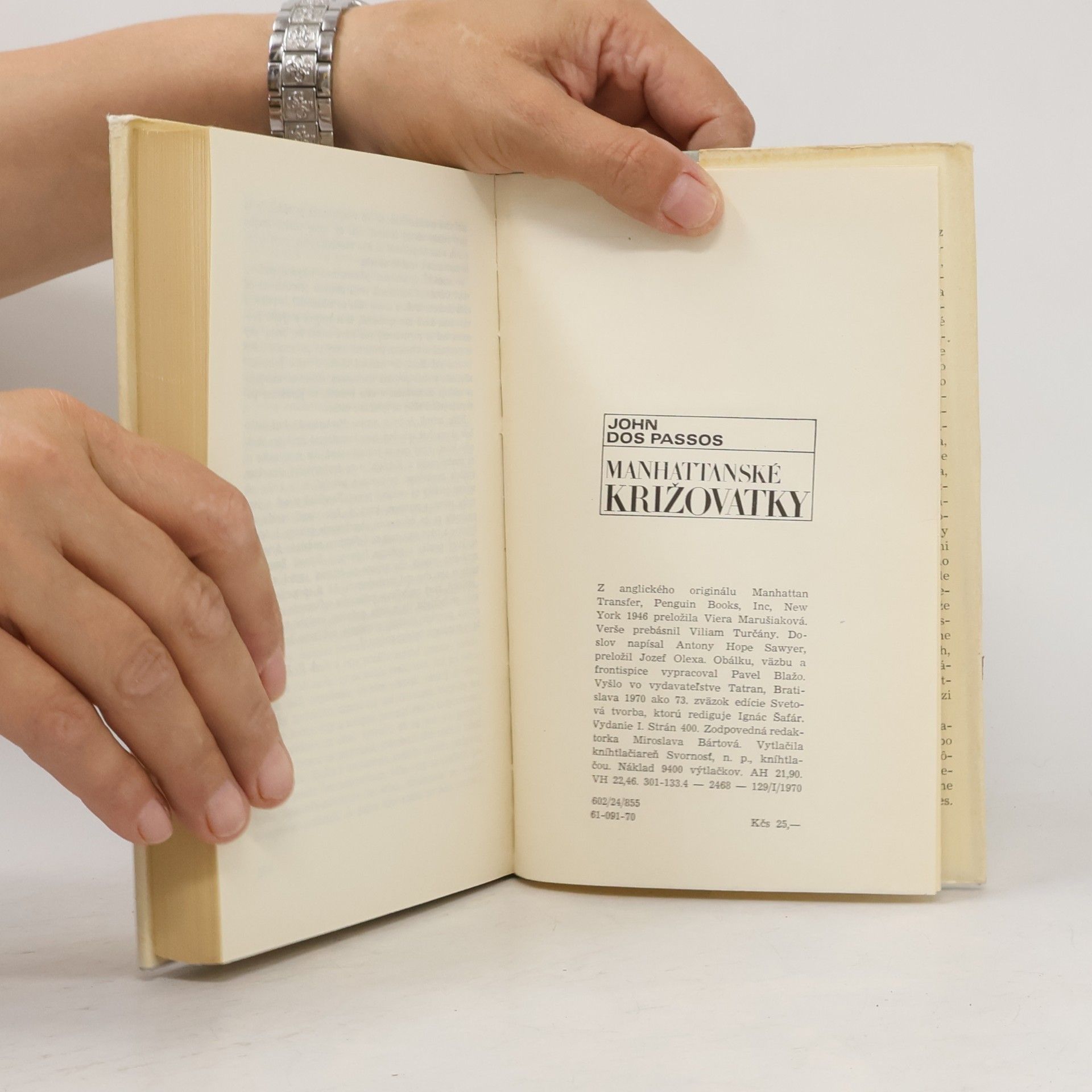 John Dos Passos Manhattanské križovatky