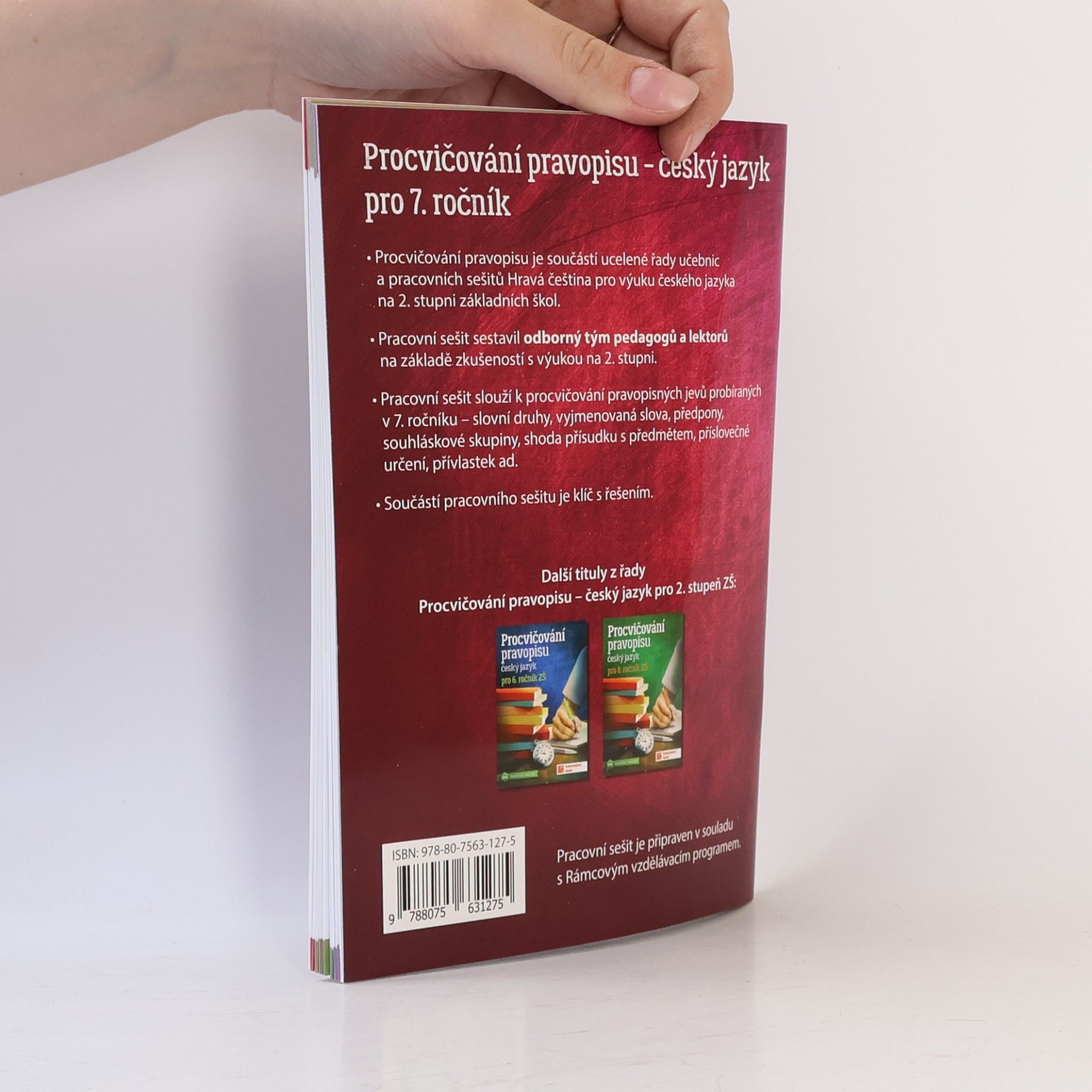 Jiřina Ostrčilová Procvičování pravopisu - ČJ pro 7. ročník