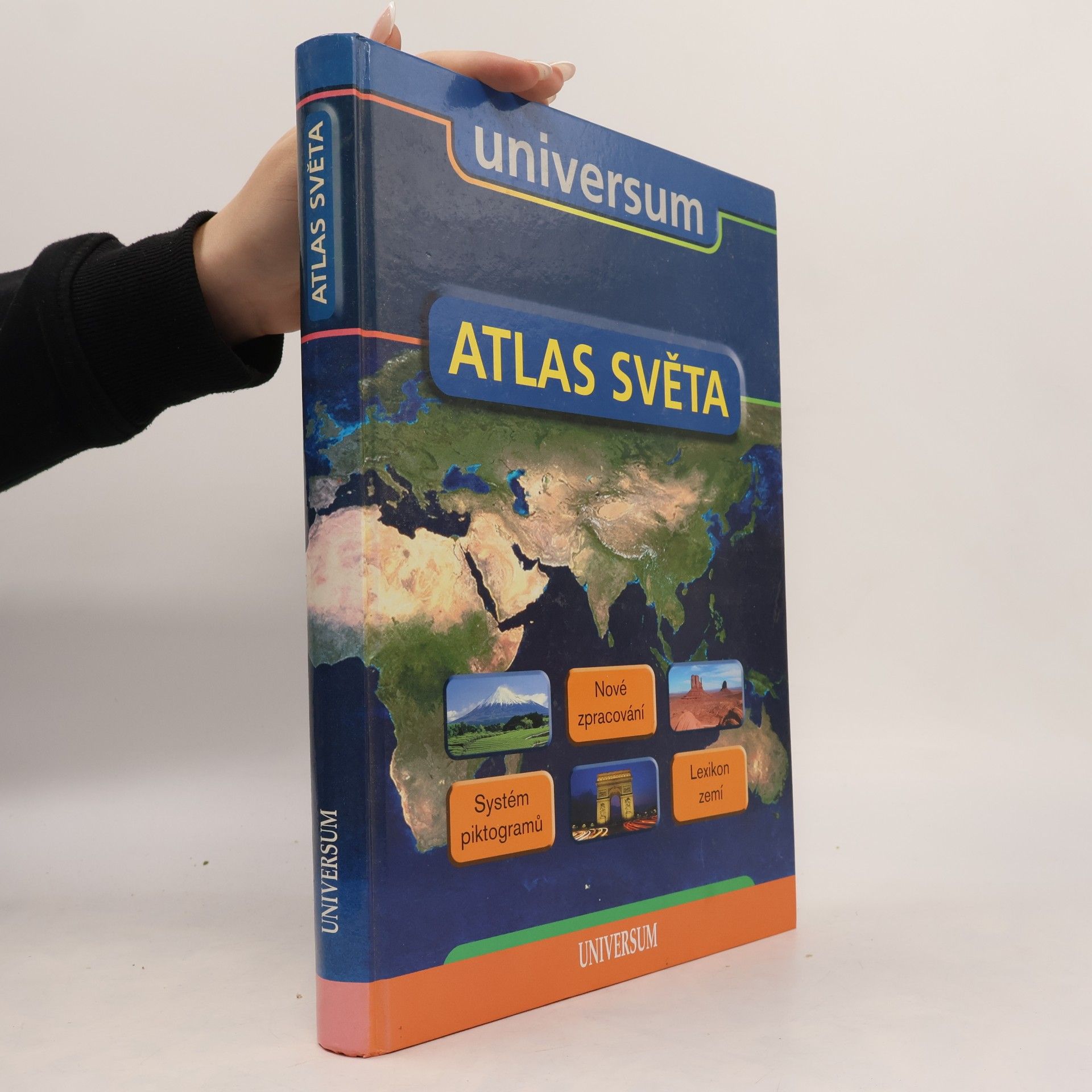 Irena Rybová Atlas světa nové zpracování, systém piktogramů, lexikon zemí