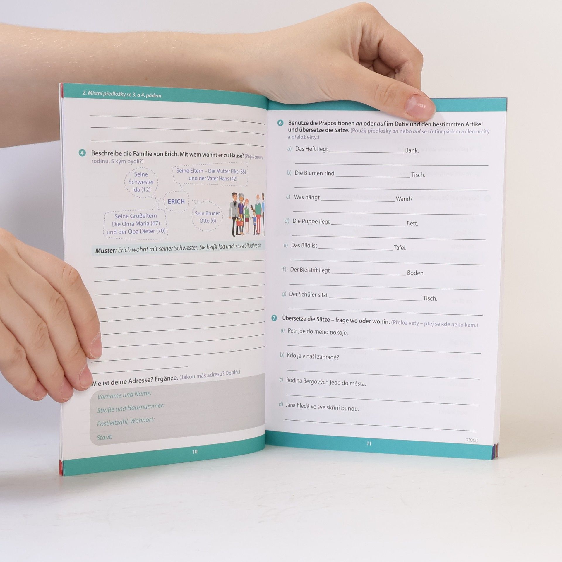 Autorenkollektiv Německá gramatika 8 pro ZŠ – 2. díl - procvičovací sešit