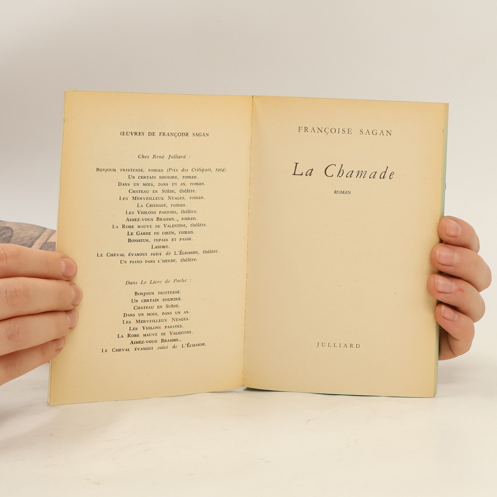 Françoise Sagan La chamade