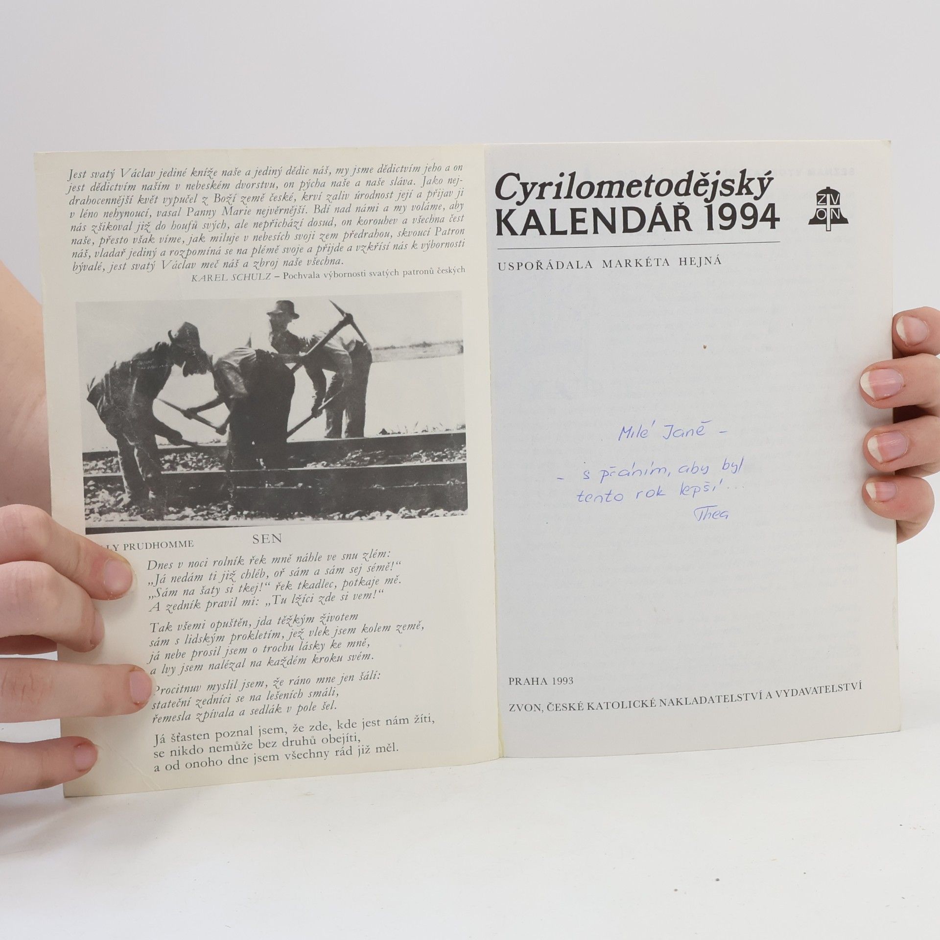 Autorenkollektiv Cyrilometodějský kalendář 1994