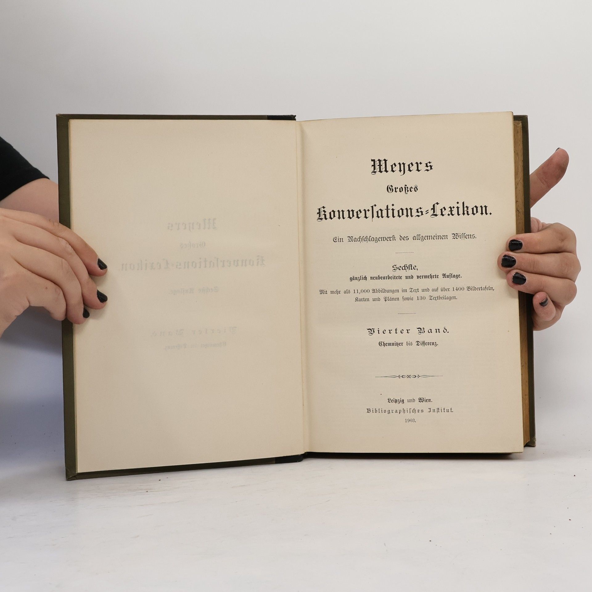 Autores varios Meyers Großes Konversations-Lexikon 4