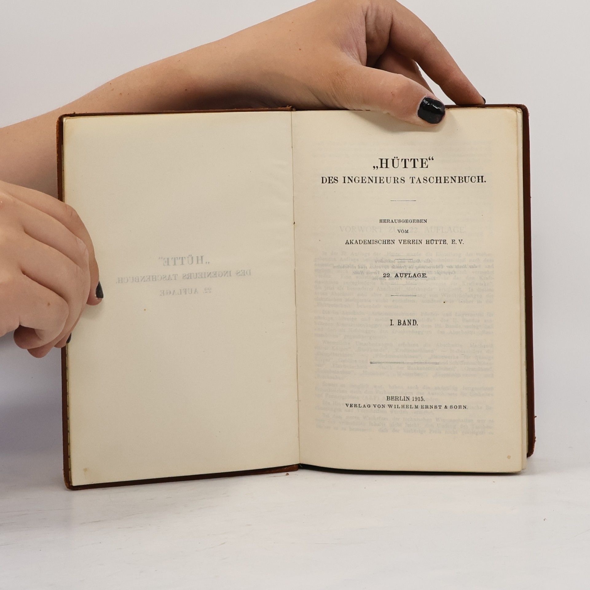 Autorenkollektiv Hütte. Des Ingenieurs Taschenbuch I. Band