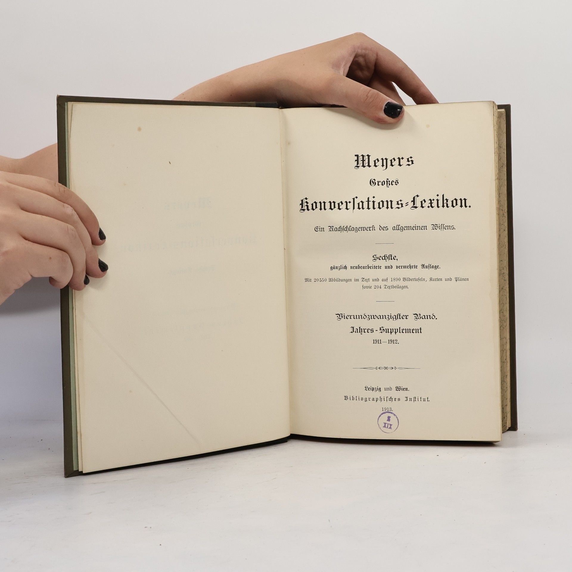 Various authors Meyers Großes Konversations-Lexikon 24 (Jahres-Supplement 1911-1912)