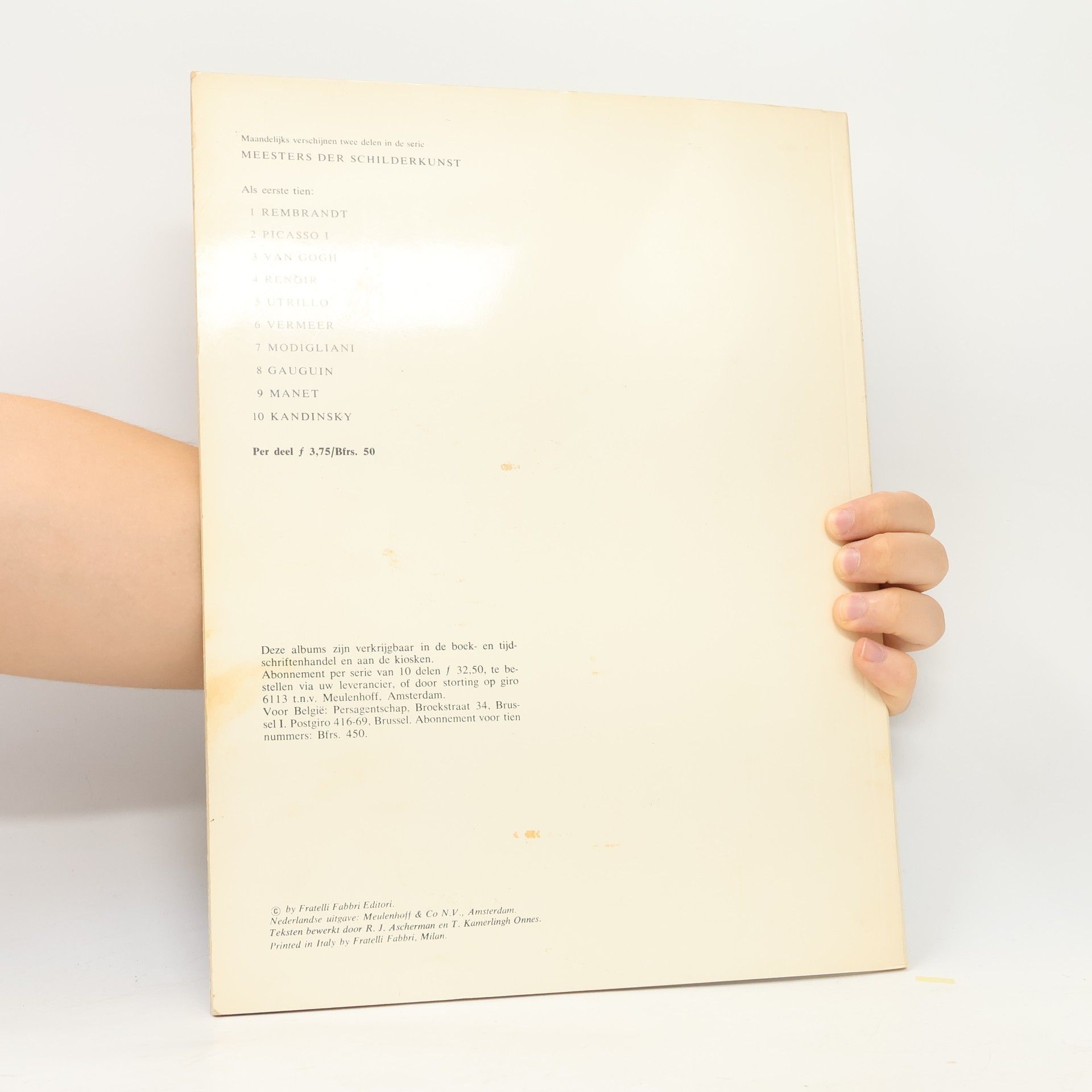 Collectif d'auteurs Meesters der Schilderkunst: Manet