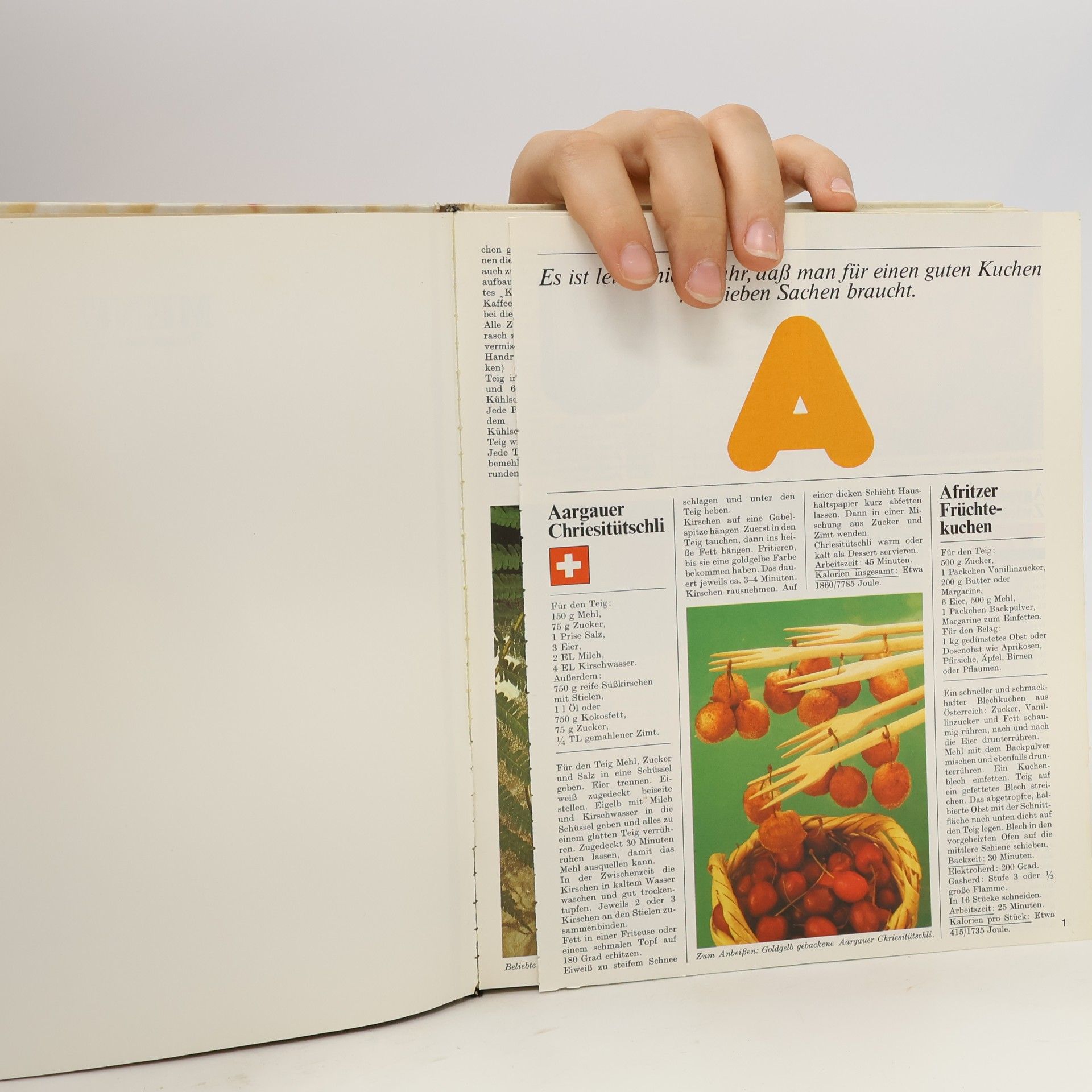 Autores varios Menu. Backen von A-Z
