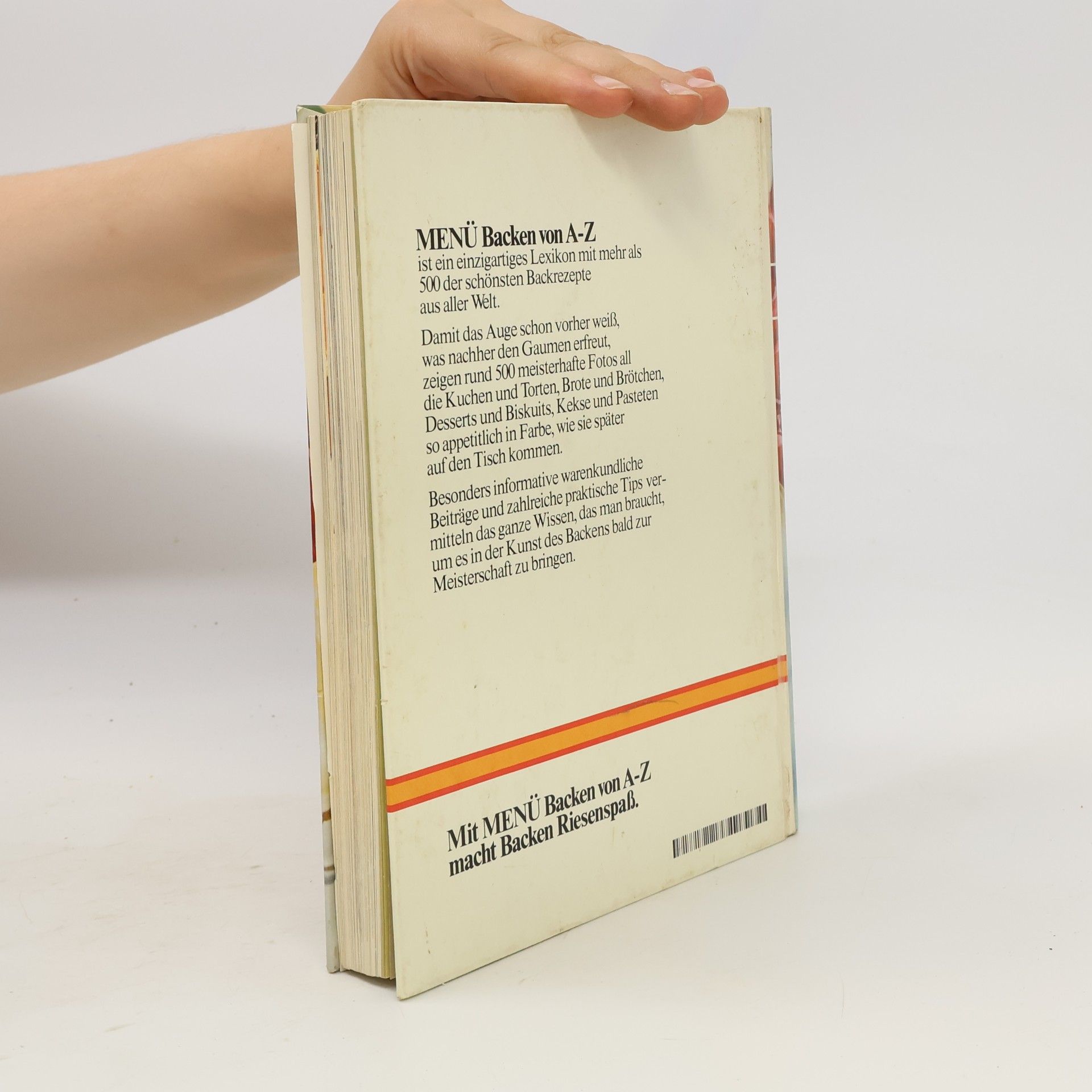 Autores varios Menu. Backen von A-Z