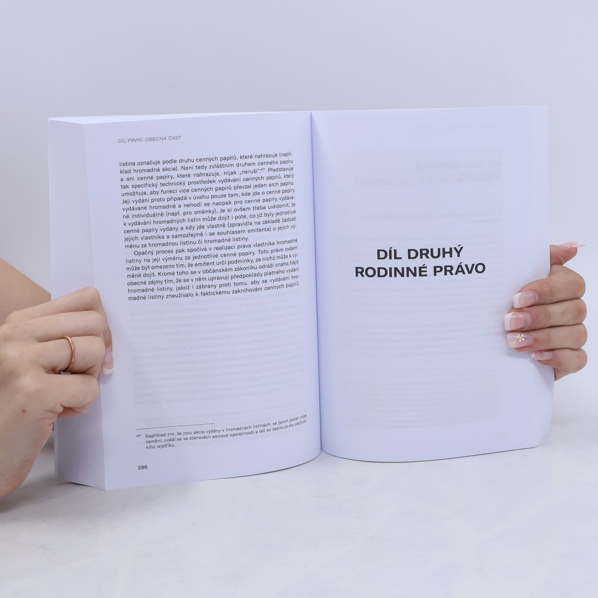 Jan Pauly Kompendium občanského práva. Svazek první - Obecná část. Rodinné právo