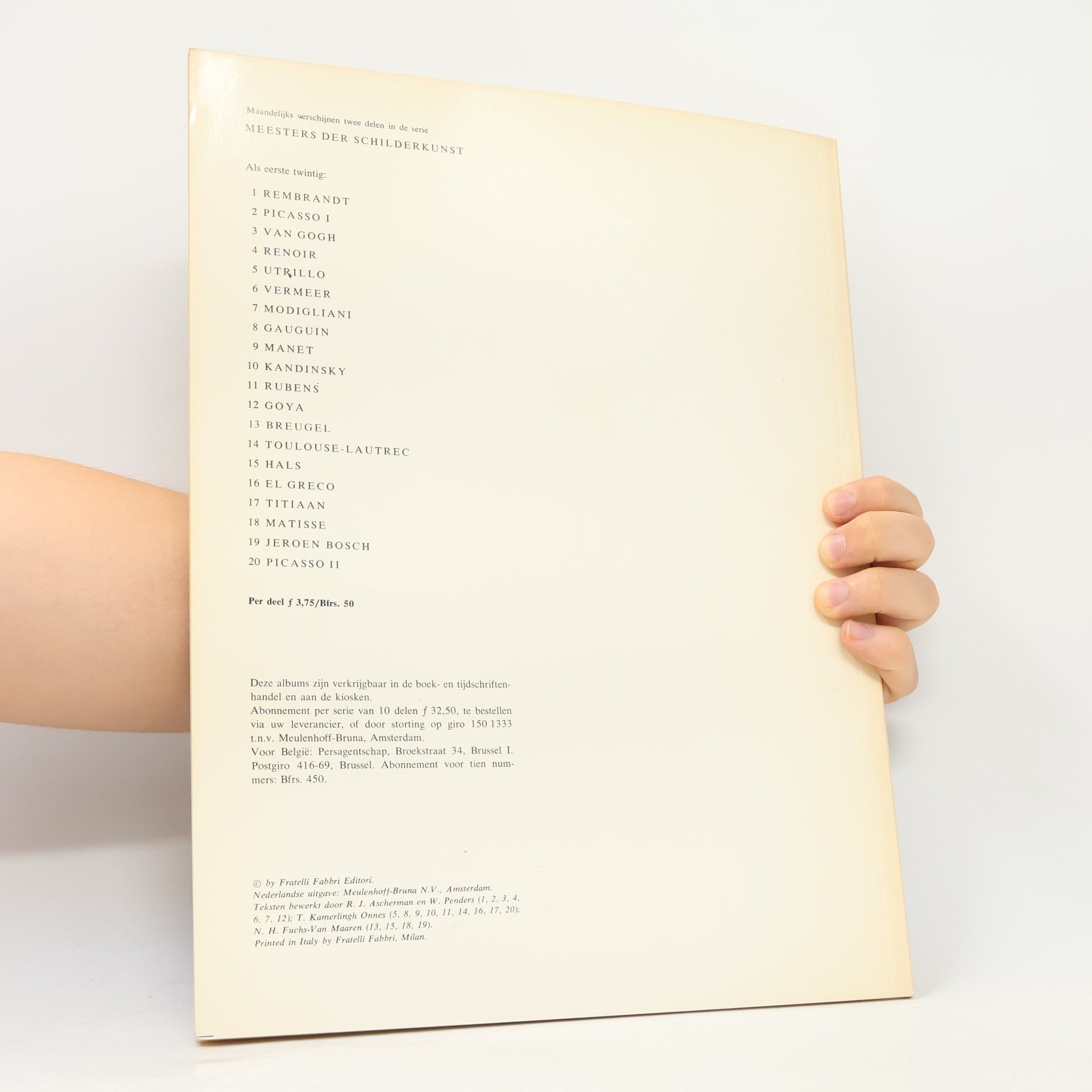 Collectif d'auteurs Meeters der Schilderkunst. Titiaan