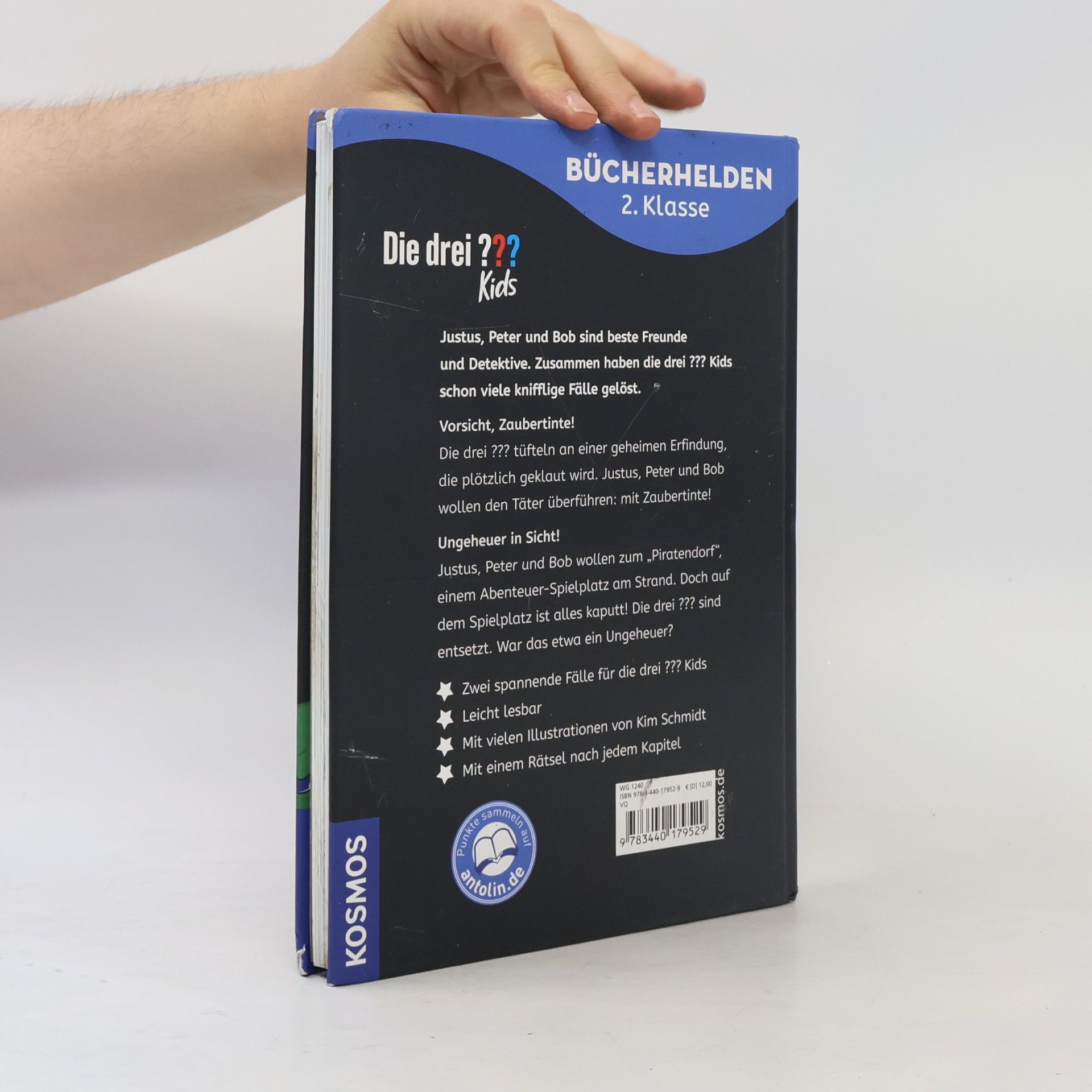 Boris Pfeiffer Die drei ??? Kids, Bücherhelden 2. Klasse, Doppelband 1, Zaubertrick und Monsterschreck
