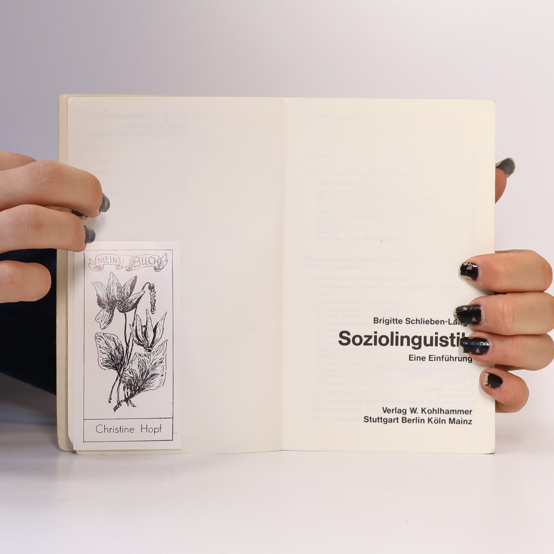 Brigitte Schlieben-Lange Soziolinguistik
