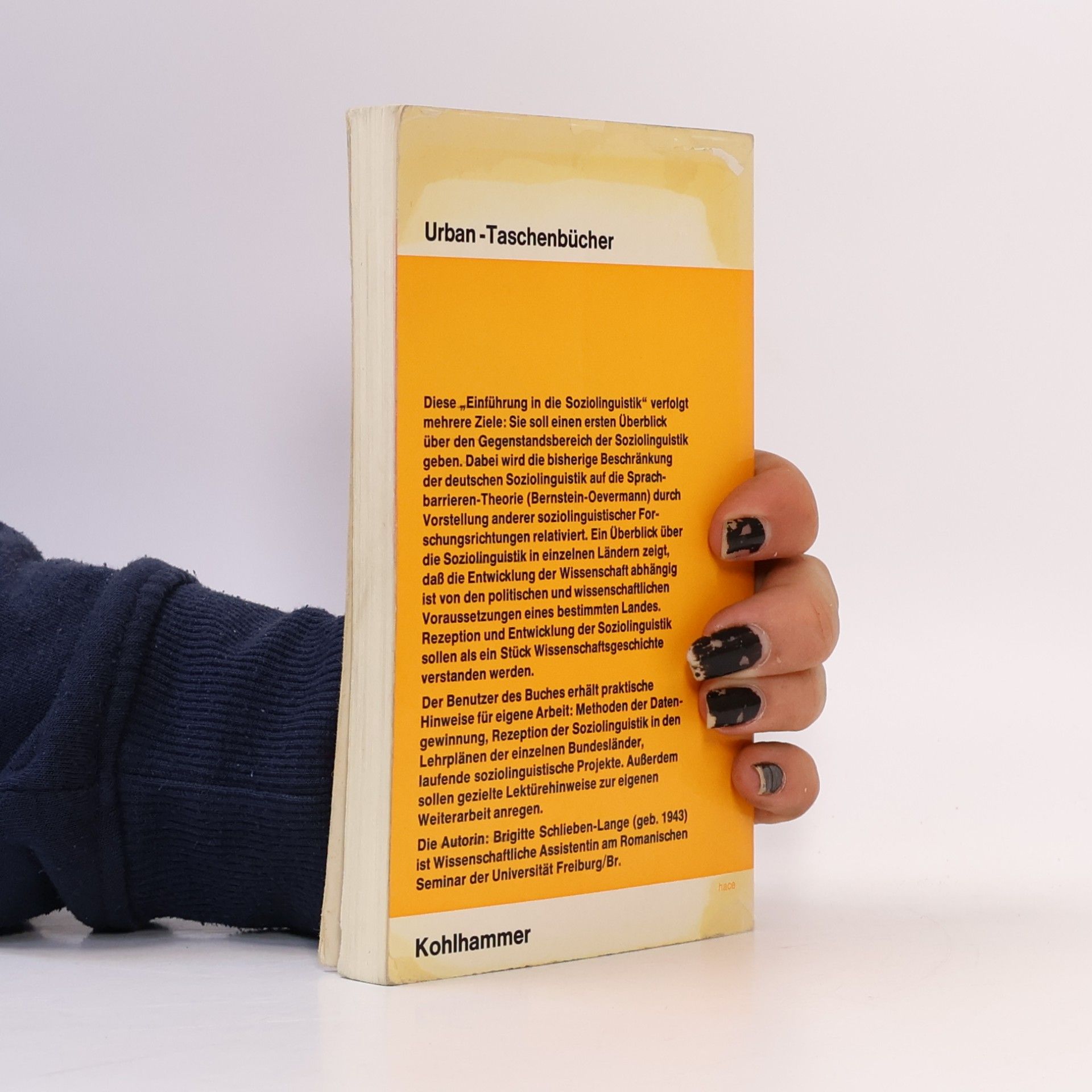 Brigitte Schlieben-Lange Soziolinguistik