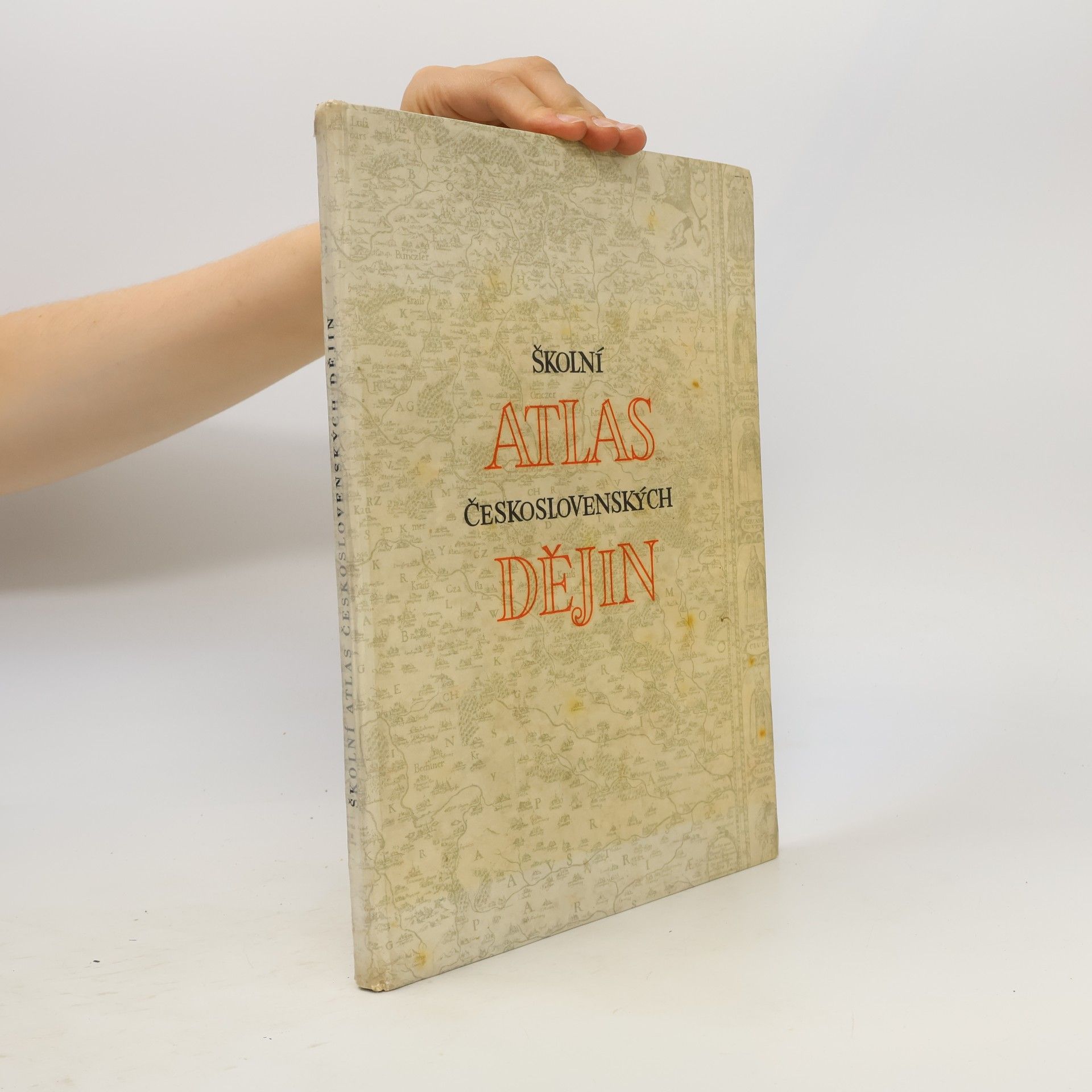 Česko Kartografický a. reprodukční ústav Praha Školní atlas československých dějin