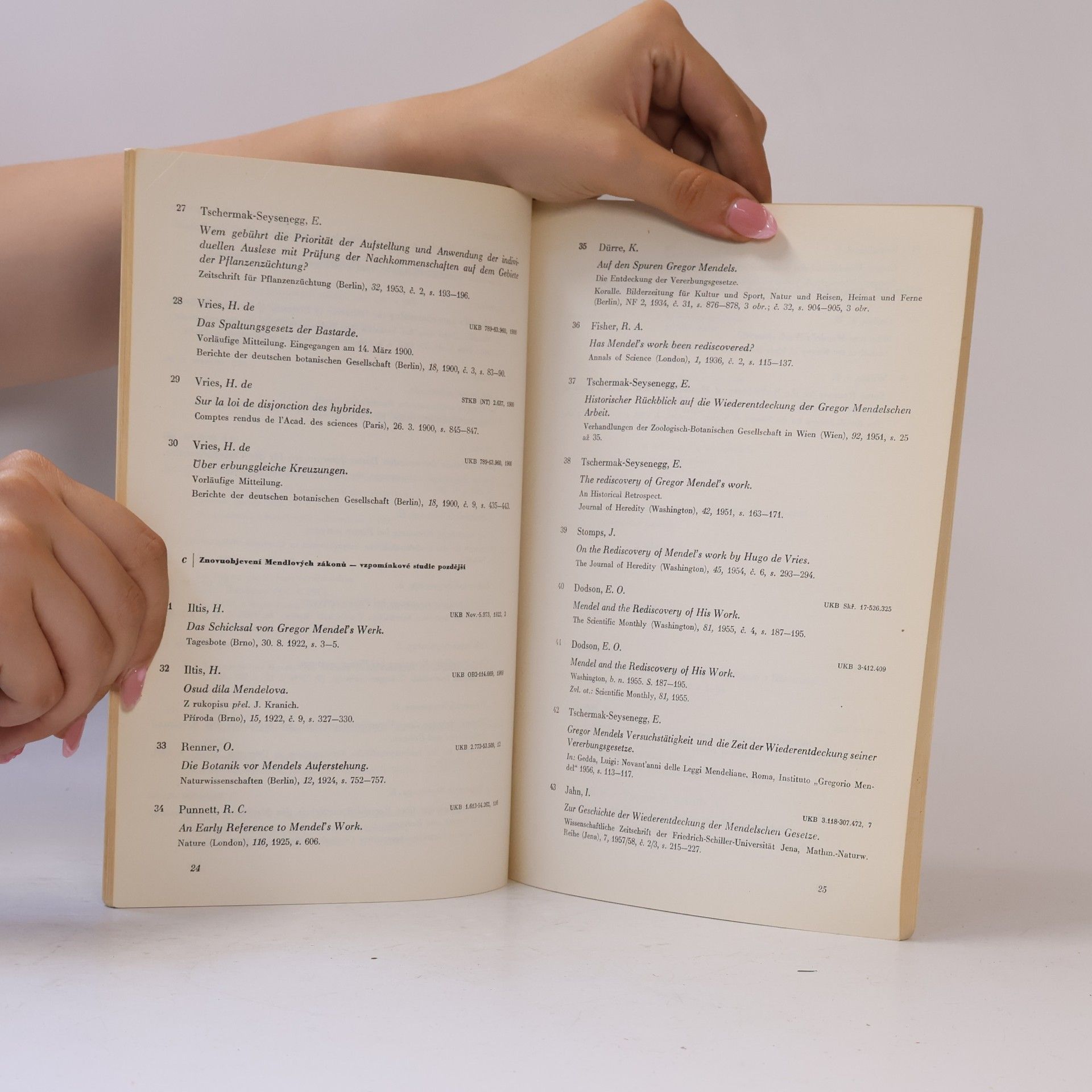 Kolektiv autorů Bibliographia Mendeliana 1965-1969