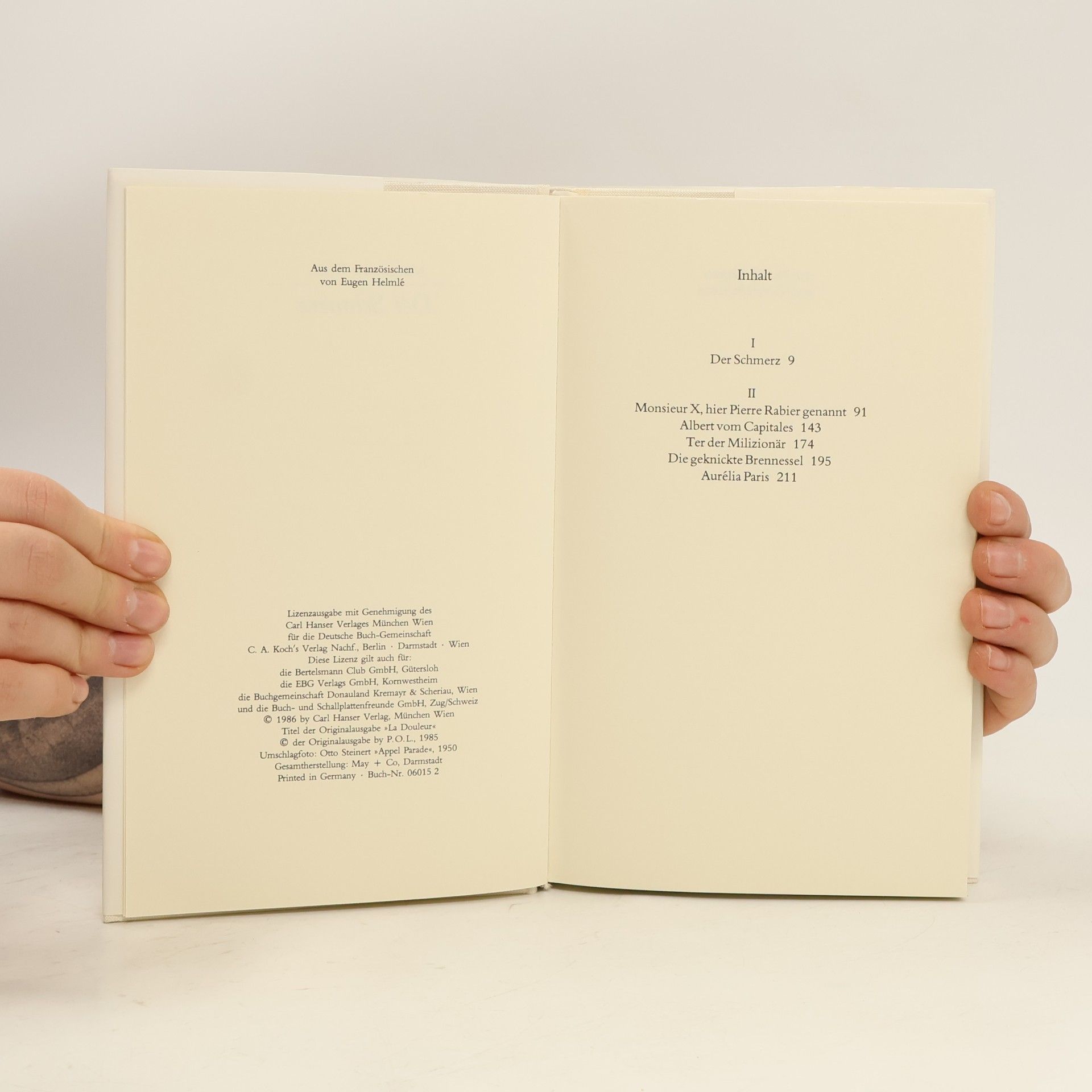 Marguerite Duras Der Schmerz