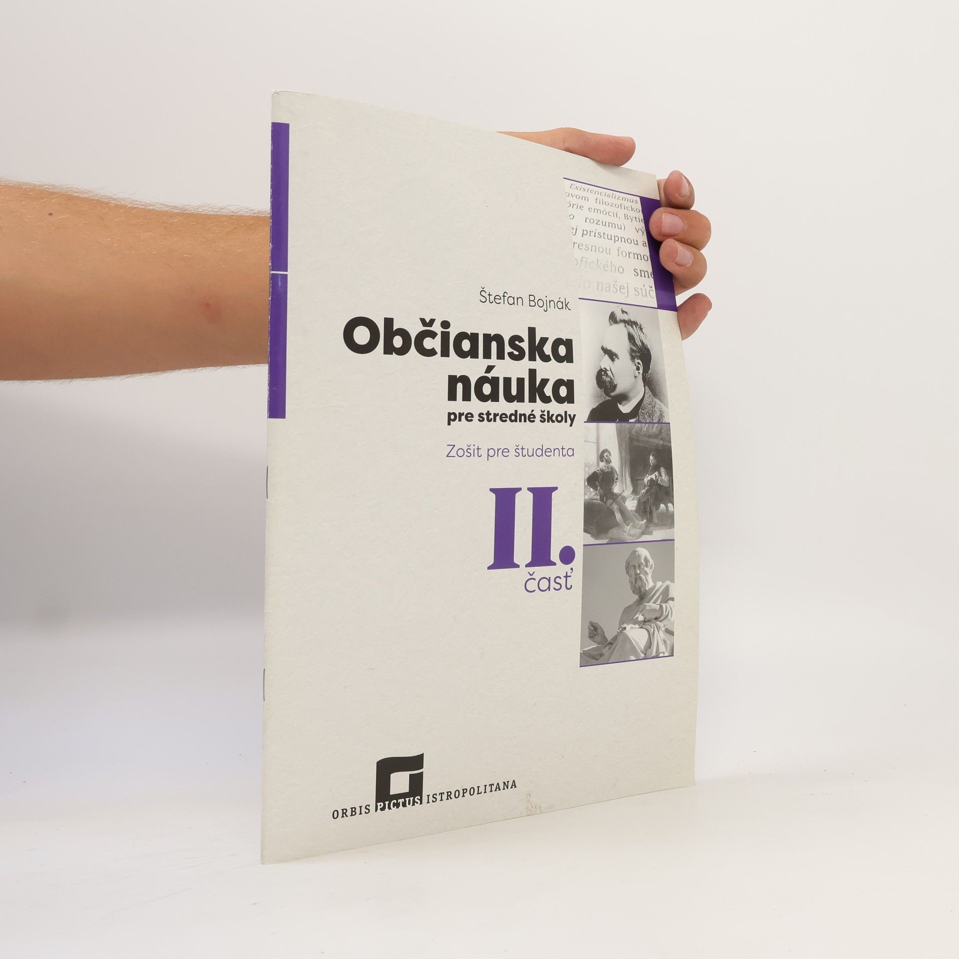 Štefan Bojnák Občianska náuka pre stredné školy 2. časť - Zošit pre študenta