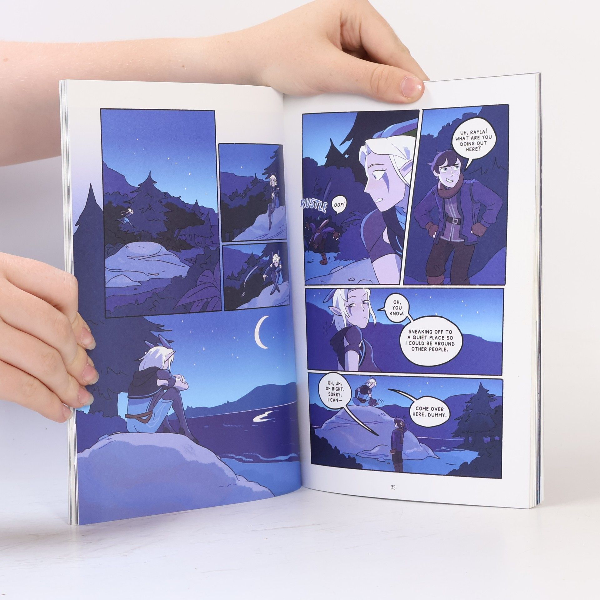 Peter Wartman Through the Moon (the Dragon Prince Graphic Novel #1)