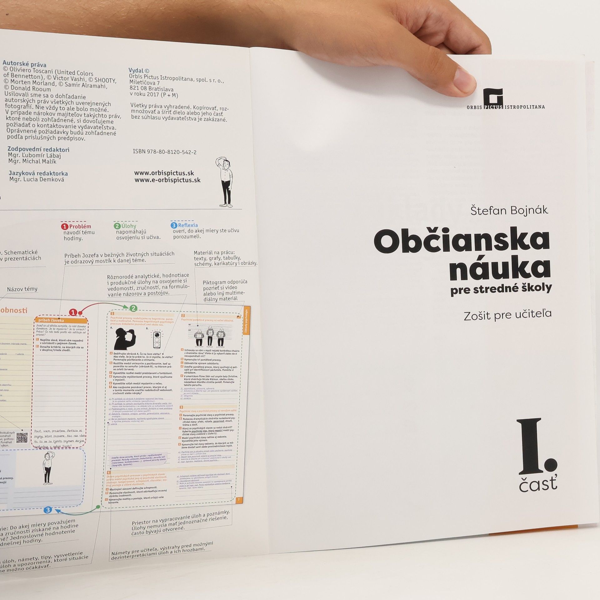 Štefan Bojnák Občianska náuka pre stredné školy 1. časť - Zošit pre učiteľa