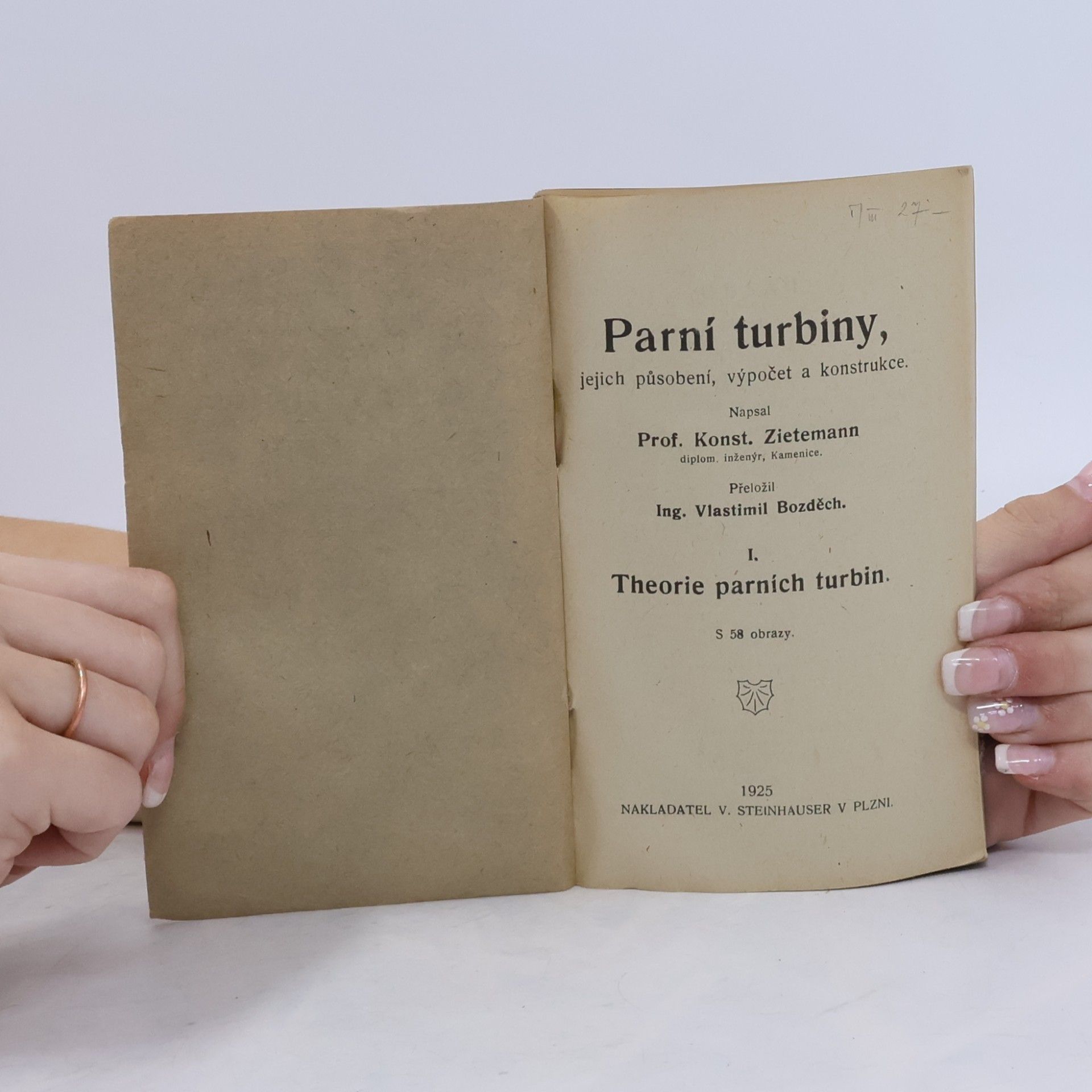 Konstantin Zietemann Parní turbiny