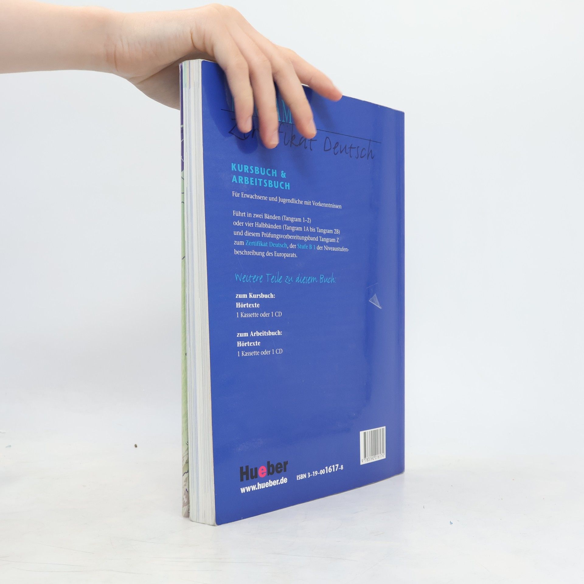 Rosa-Maria Dallapiazza Tangram : Zertifikat Deutsch. Kursbuch und Arbeitsbuch