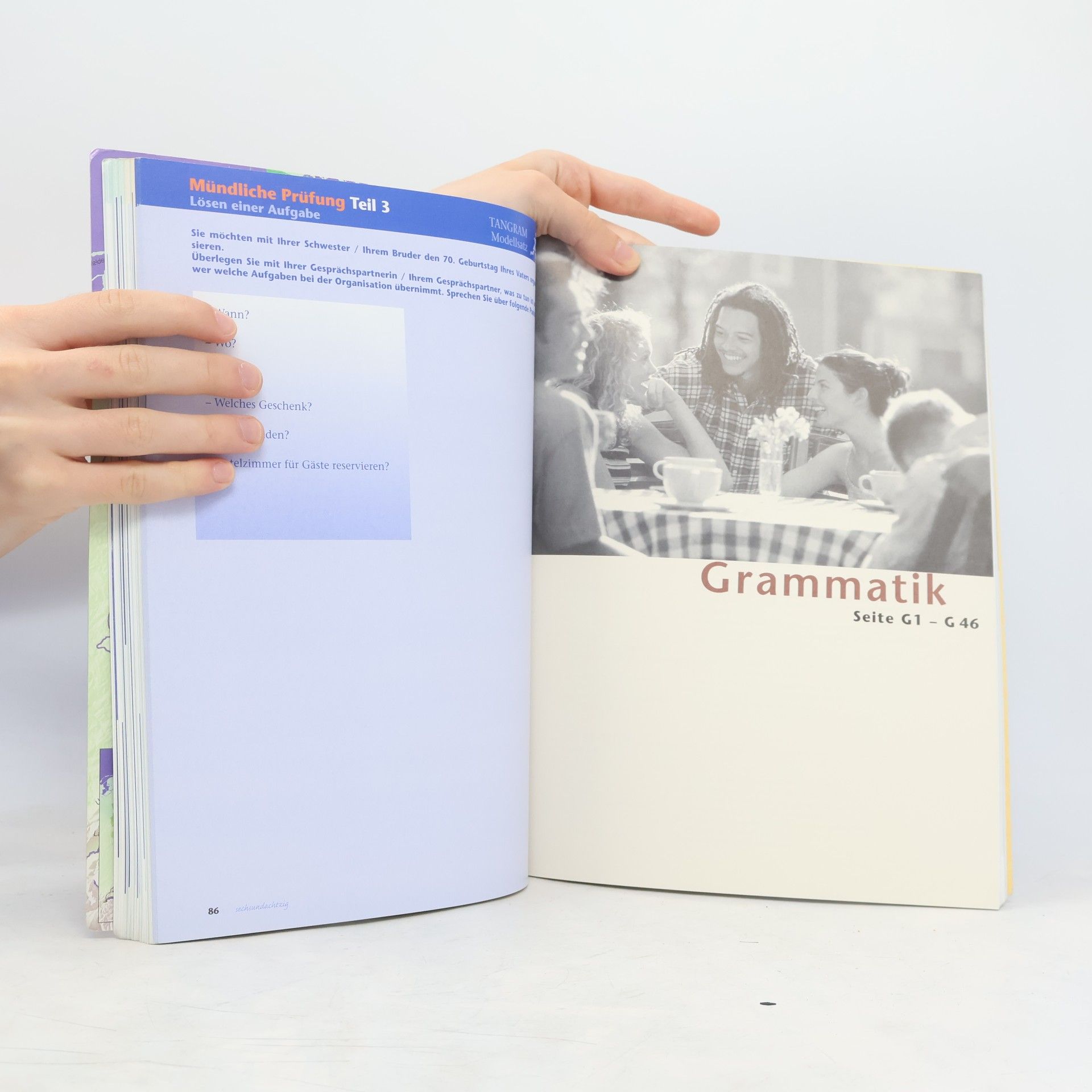 Rosa-Maria Dallapiazza Tangram : Zertifikat Deutsch. Kursbuch und Arbeitsbuch