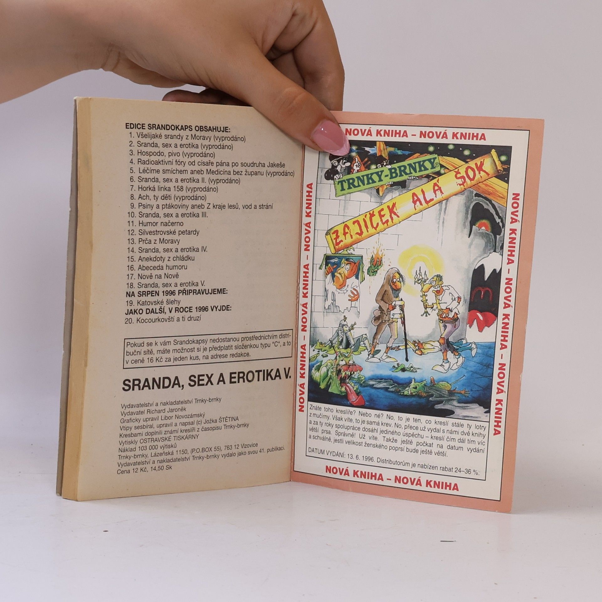 Jožka Štětina Srandokaps 18/1996. Sranda, sex a erotika V.