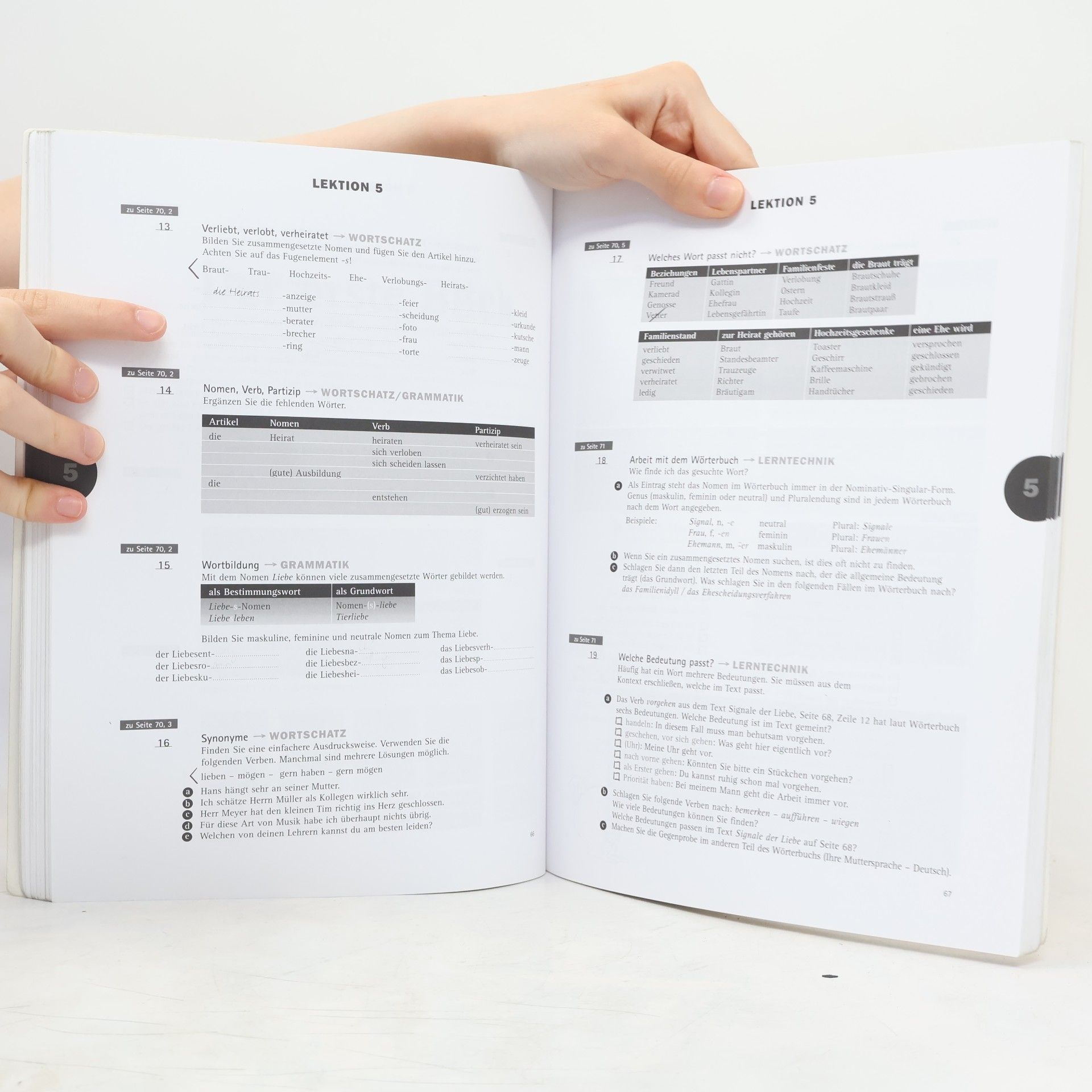 Michaela Perlmann-Balme em neu Hauptkurs: Deutsch als Fremdsprache für Mittelstufe. Arbeitsbuch, Niveaustufe B2
