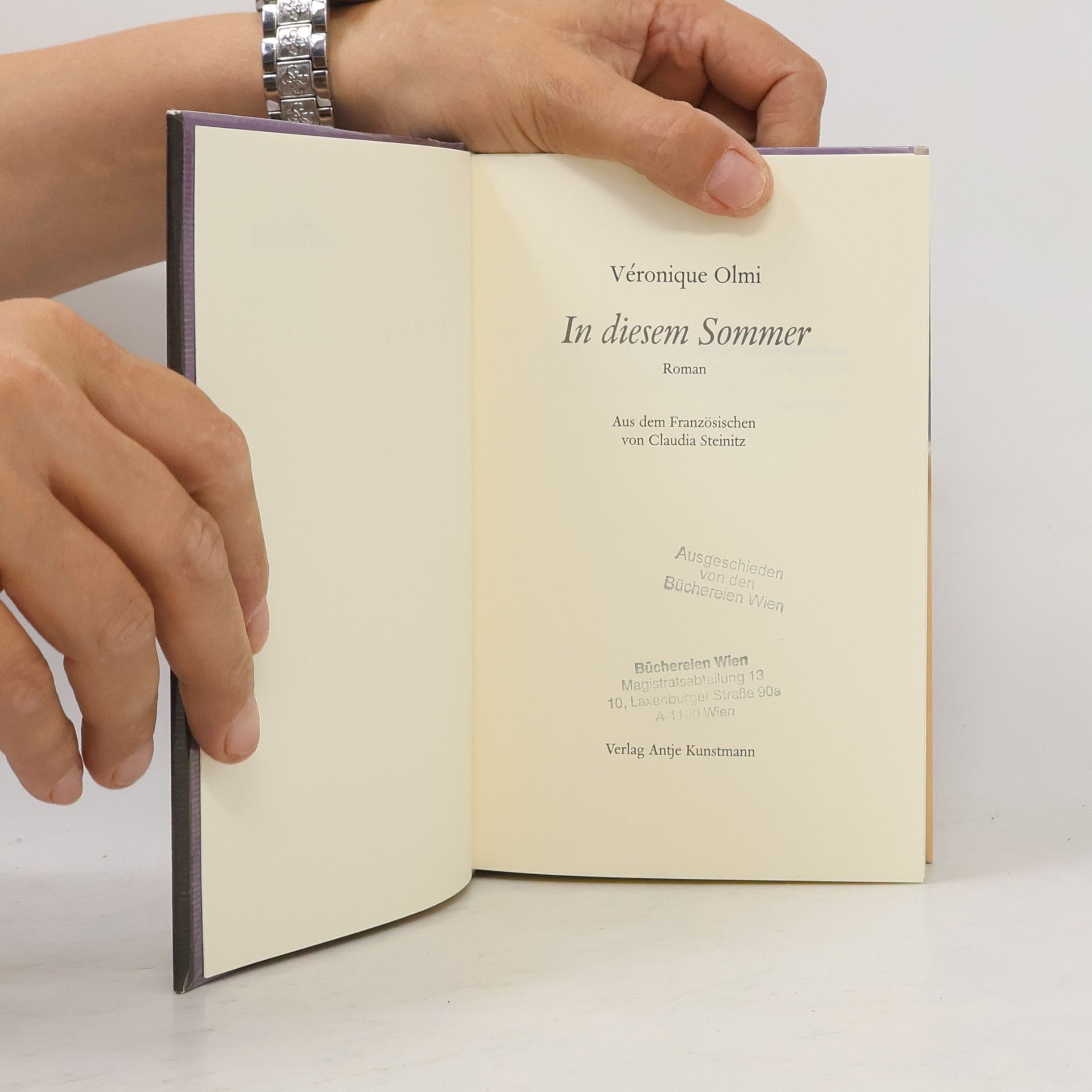 Véronique Olmi In diesem Sommer