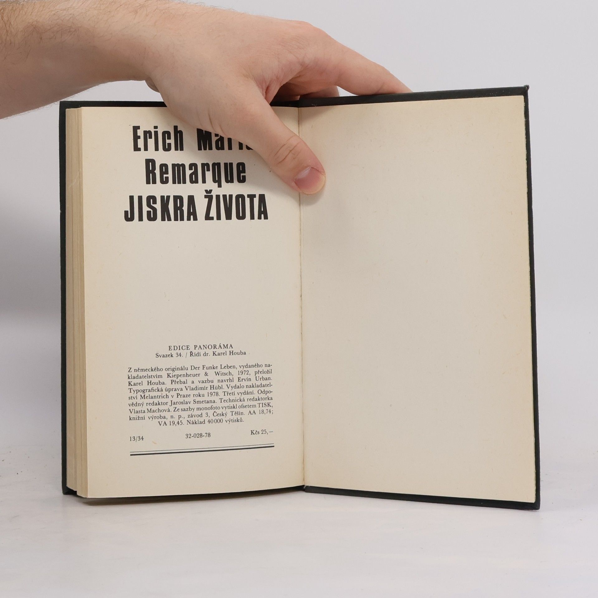 Erich Maria Remarque Jiskra života