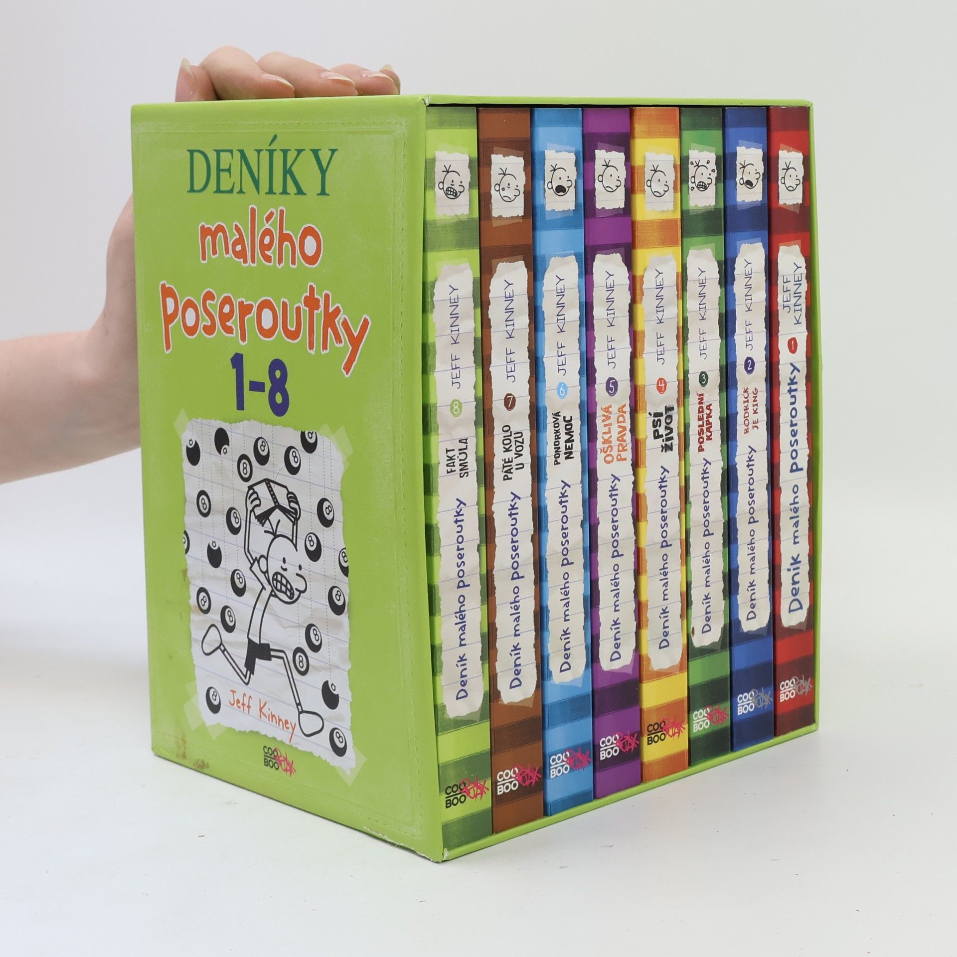 Jeff Kinney Deník malého poseroutky 1-8 (box)