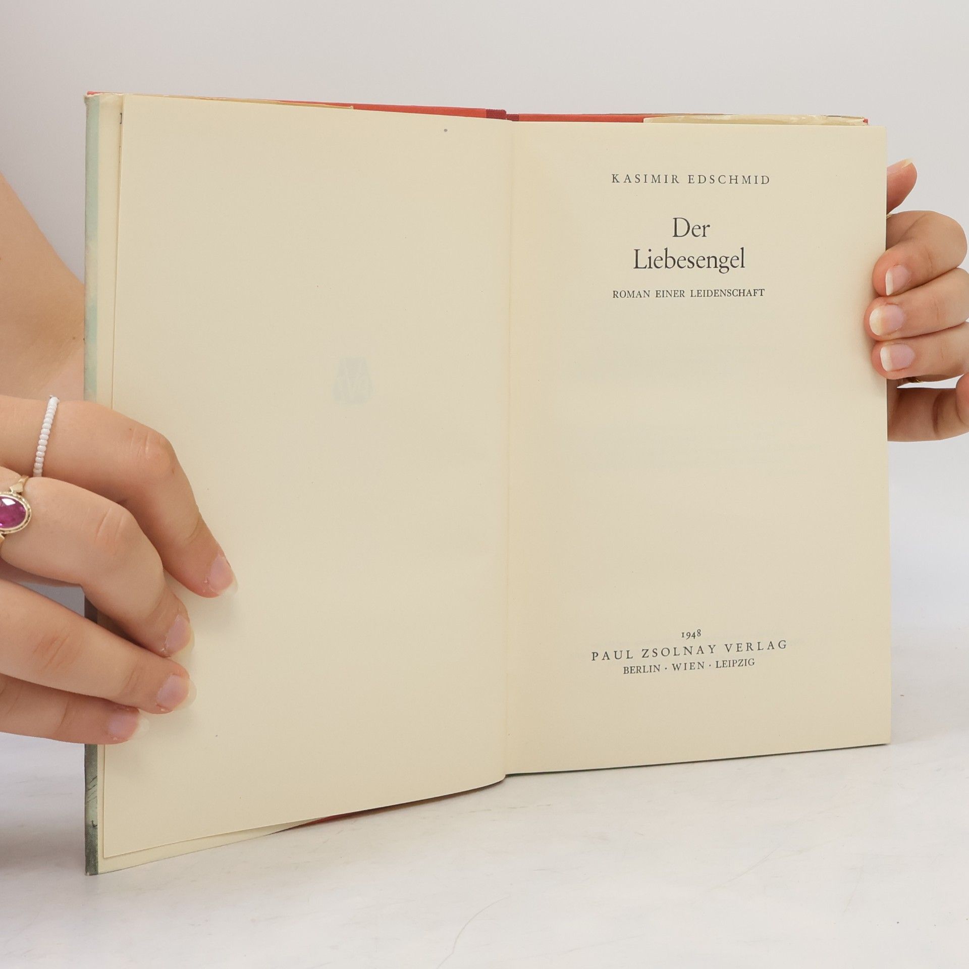 Kasimir Edschmid Der Liebesengel