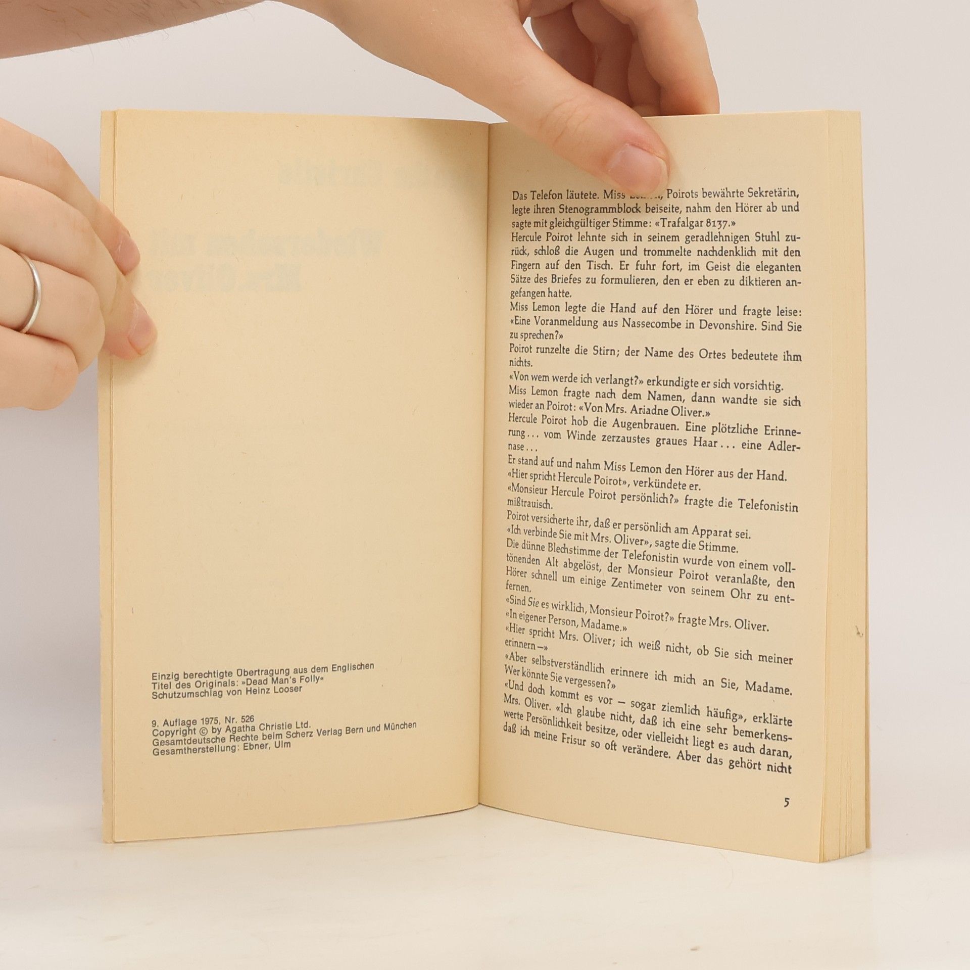 Agatha Christie Wiedersehen mit Mrs. Oliver