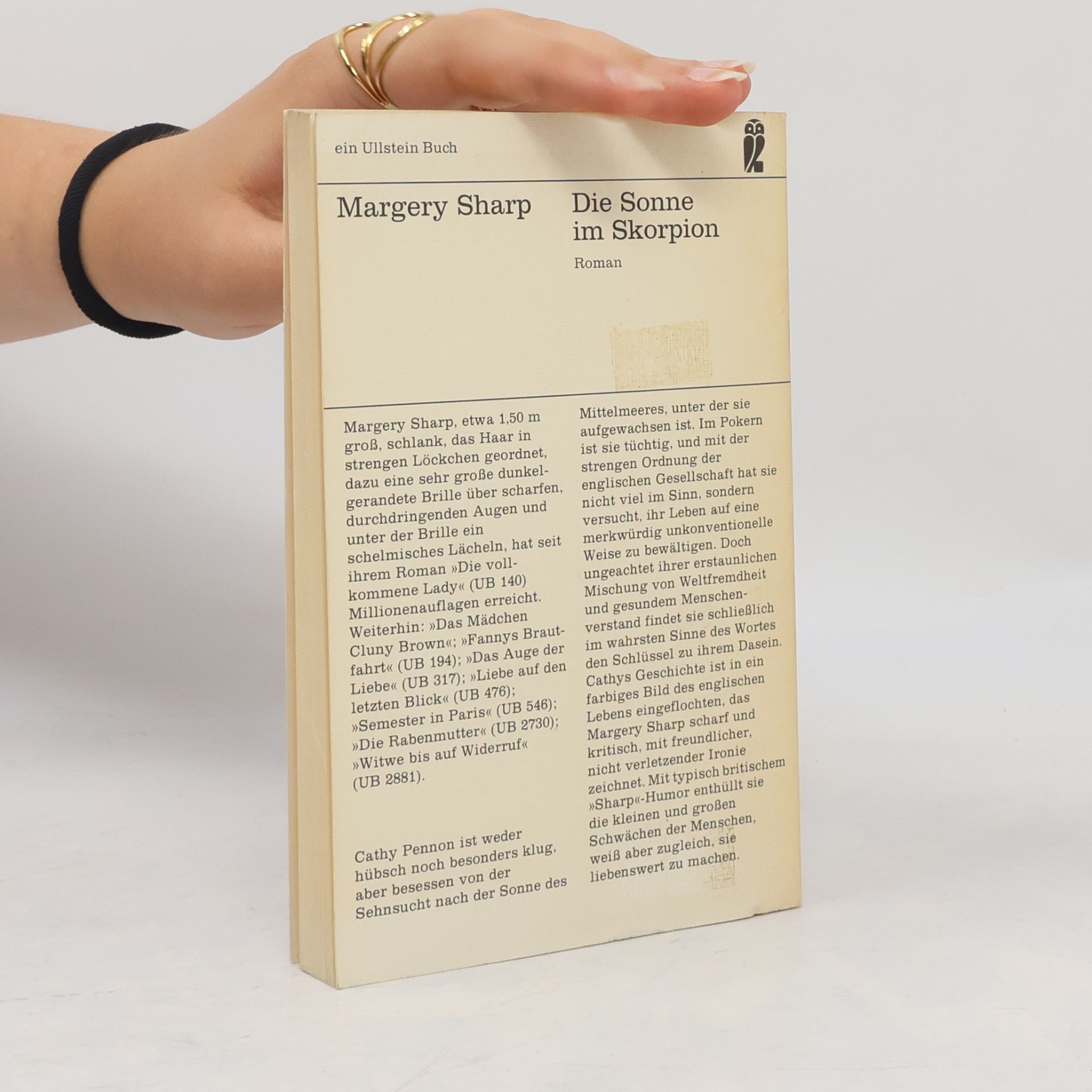 Margery Sharp Die Sonne im Skorpion