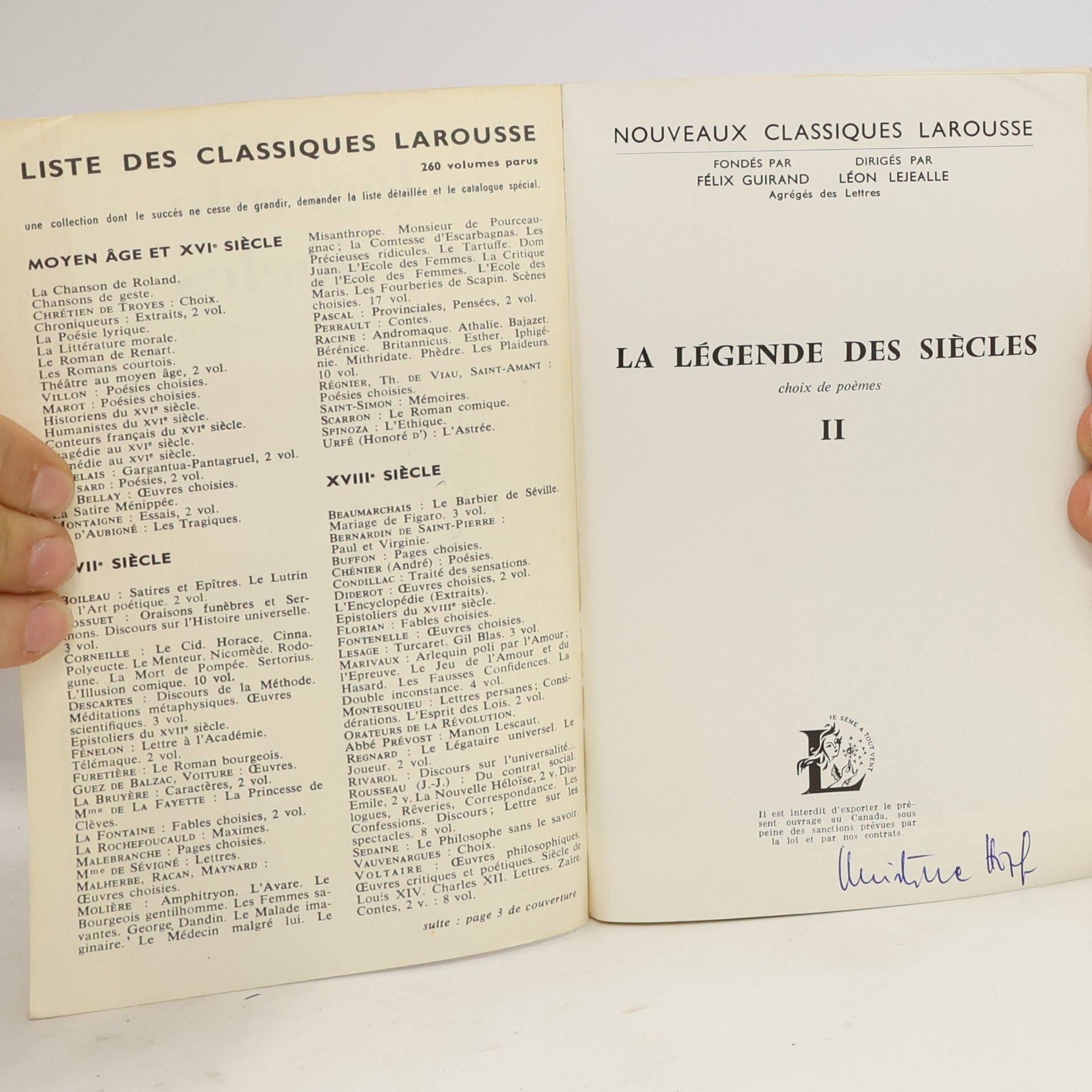 Victor Hugo La légende des siécles II.