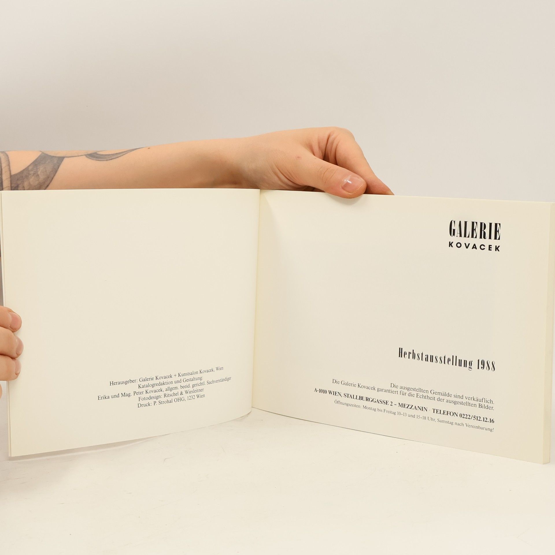 Various authors Galerie Kovacek. Herbstausstellung 1989