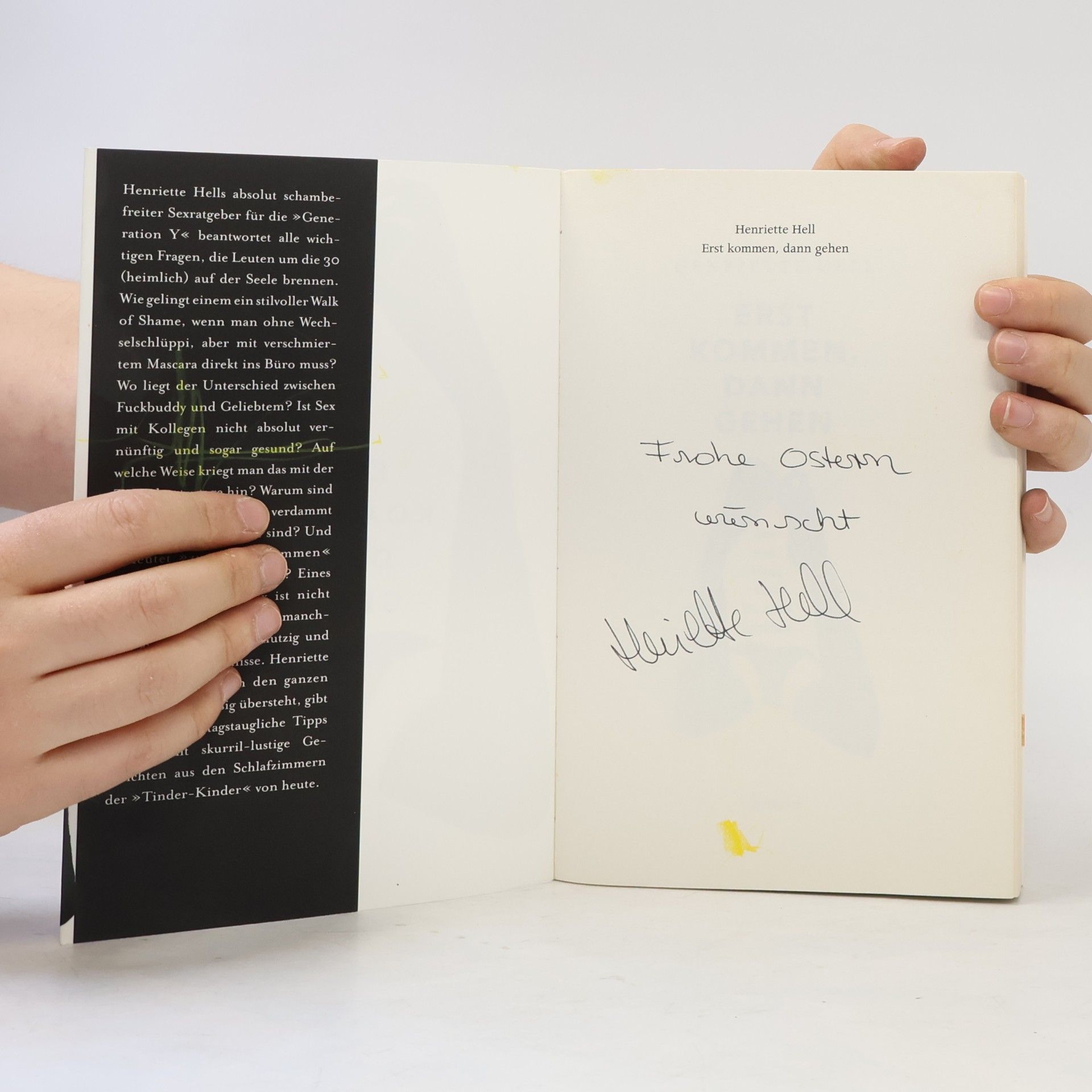Henriette Hell Erst kommen,dann gehen