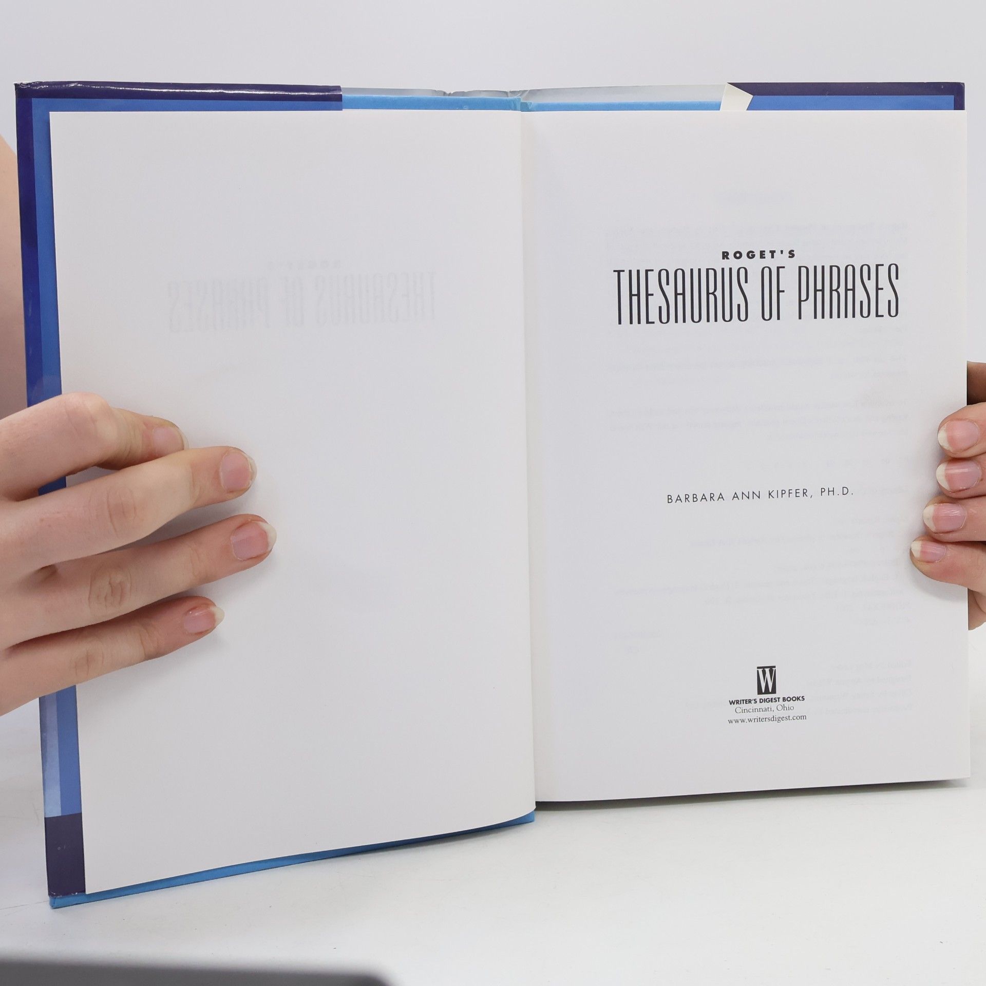 Barbara Ann Kipfer Roget's Thesaurus of Phrases