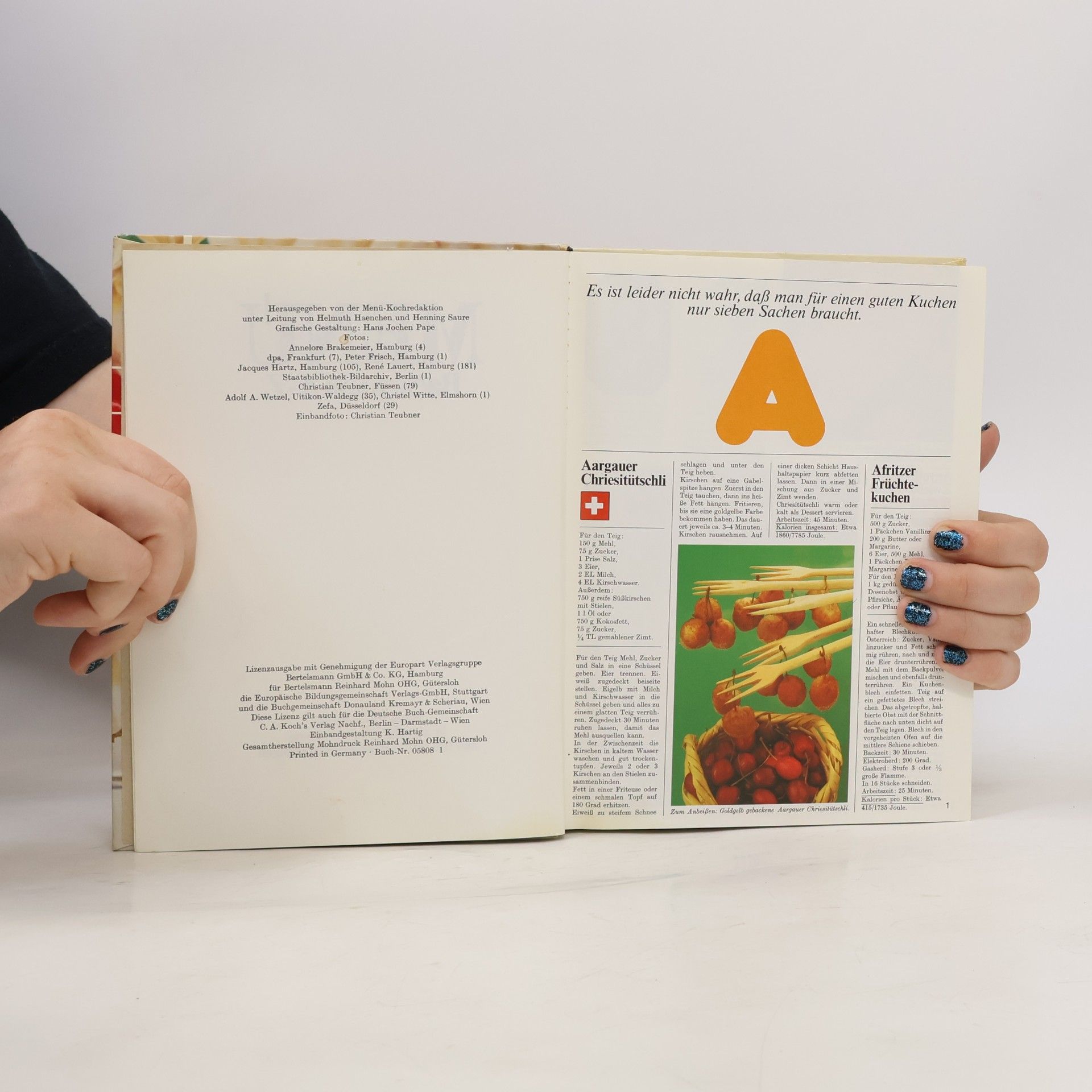 Kolektív autorov Menu. Backen von A-Z