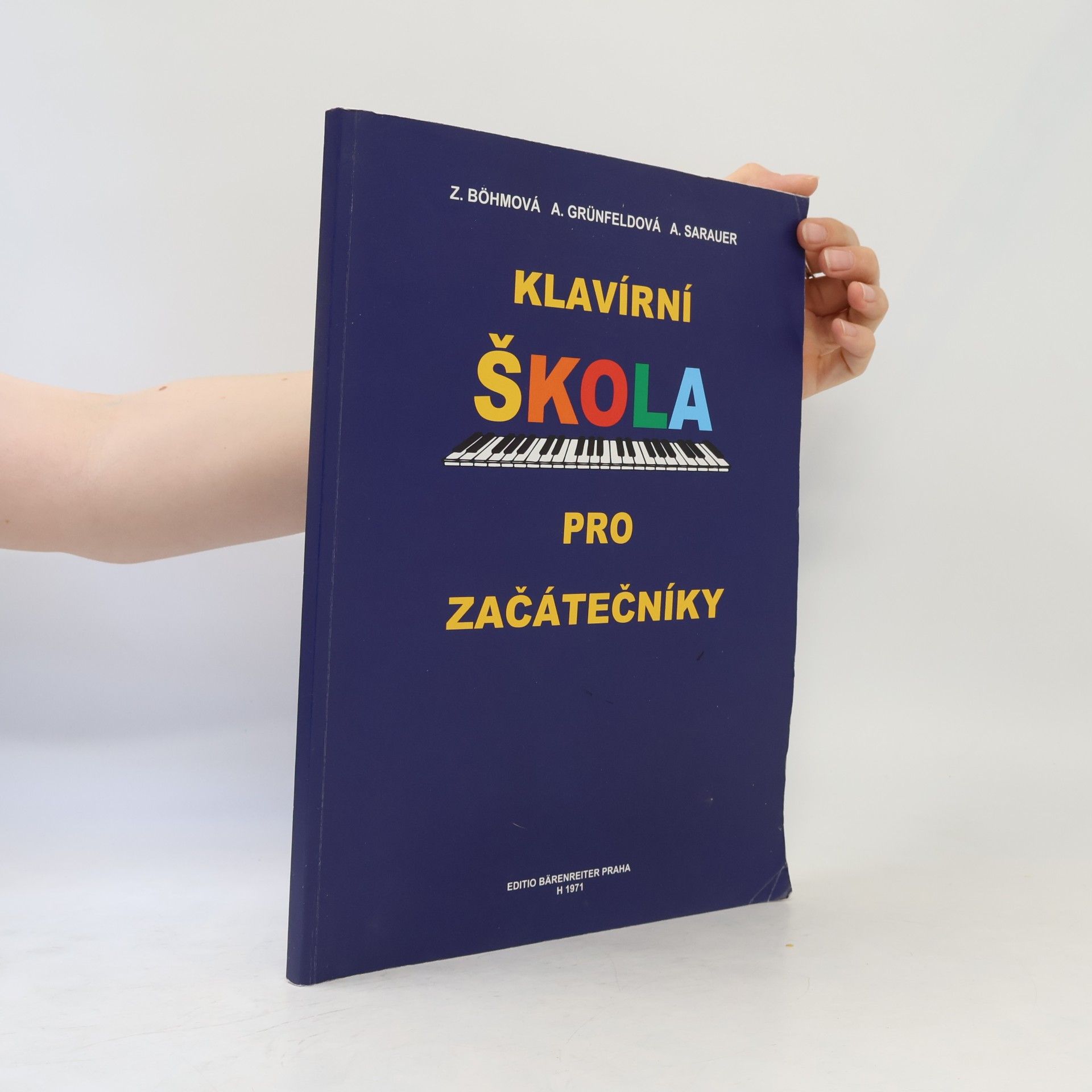 Alois Sarauer Klavírní škola pro začátečníky