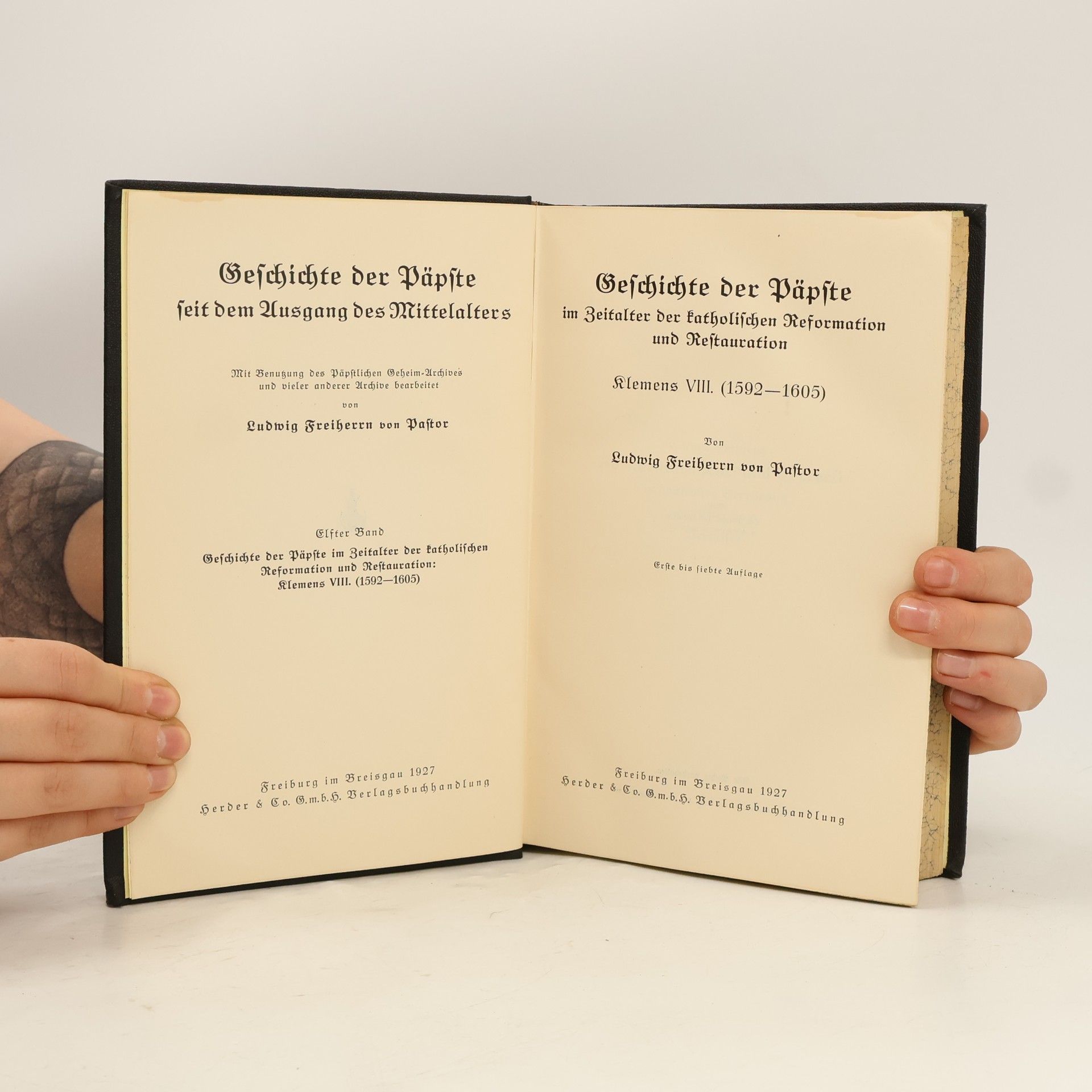 Ludwig Freiherrn von Pastor Geschichte der Päpste seit dem Ausgang des Mittelalters 11. Band