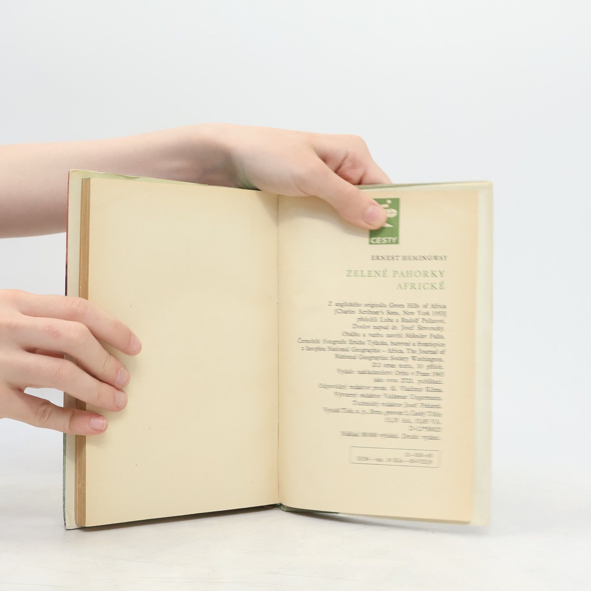 Ernest Hemingway Zelené pahorky africké