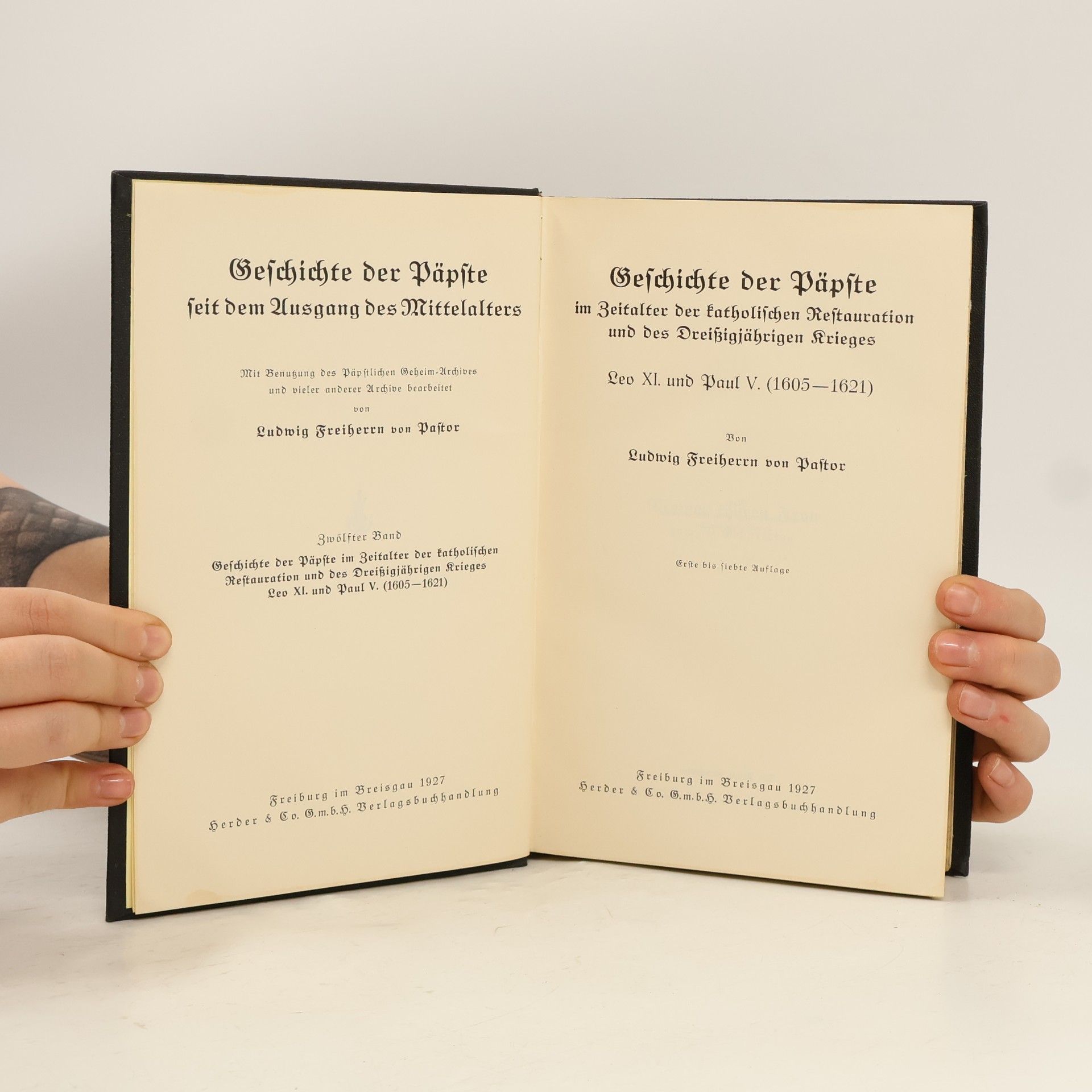 Ludwig Freiherrn von Pastor Geschichte der Päpste 12