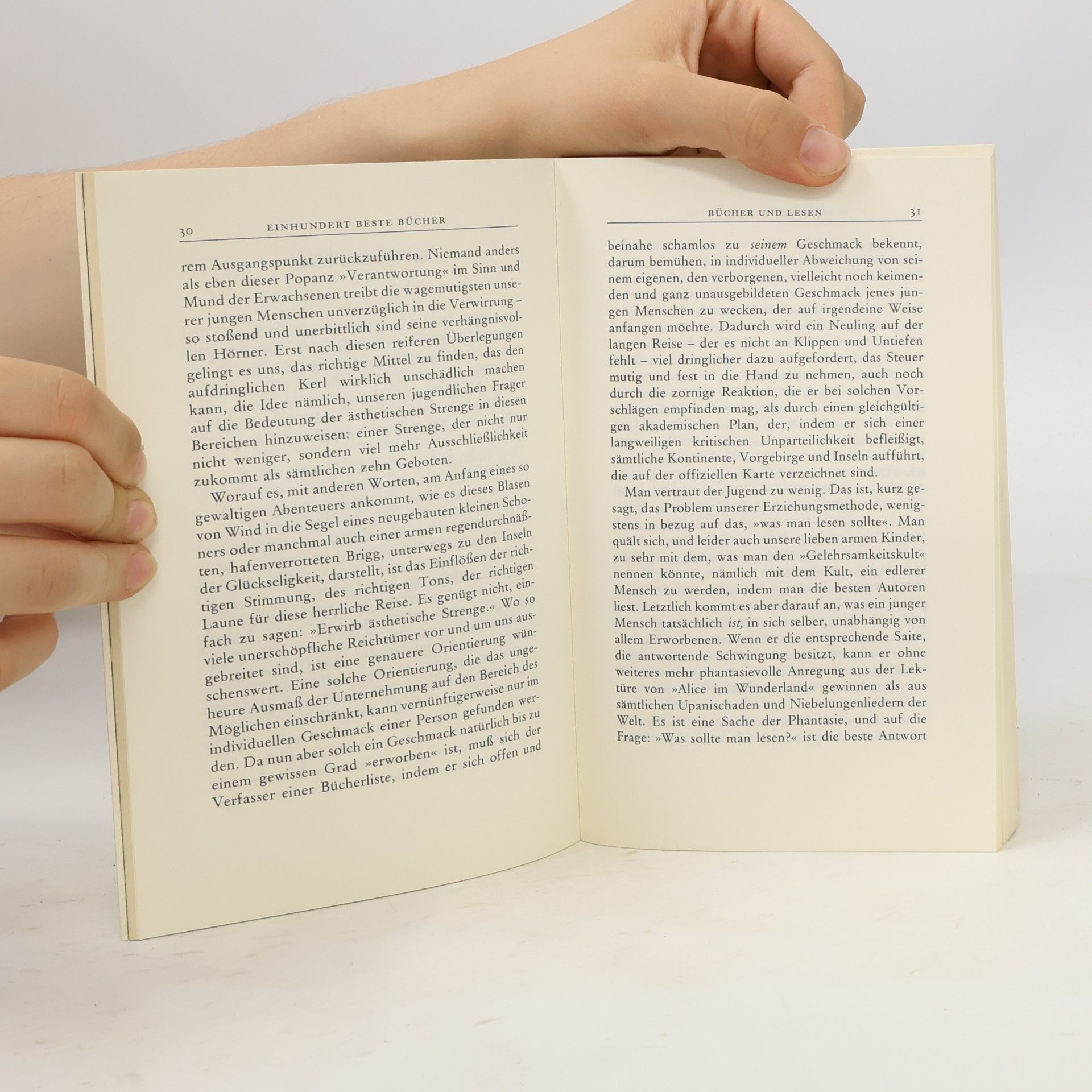 John Cowper Powys 100 [Hundert] beste Bücher