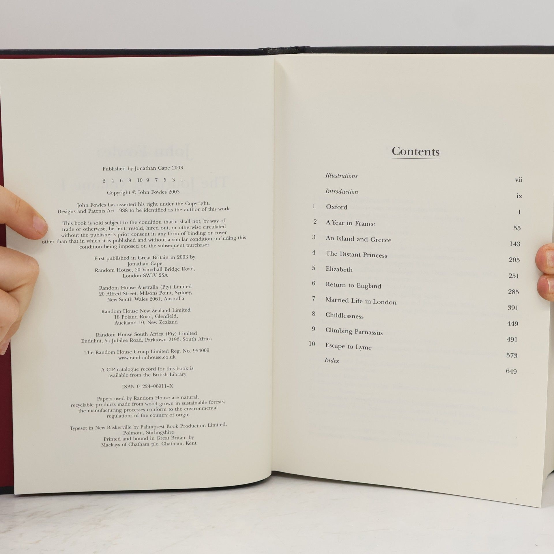 John Fowles The Journals. Volume 1