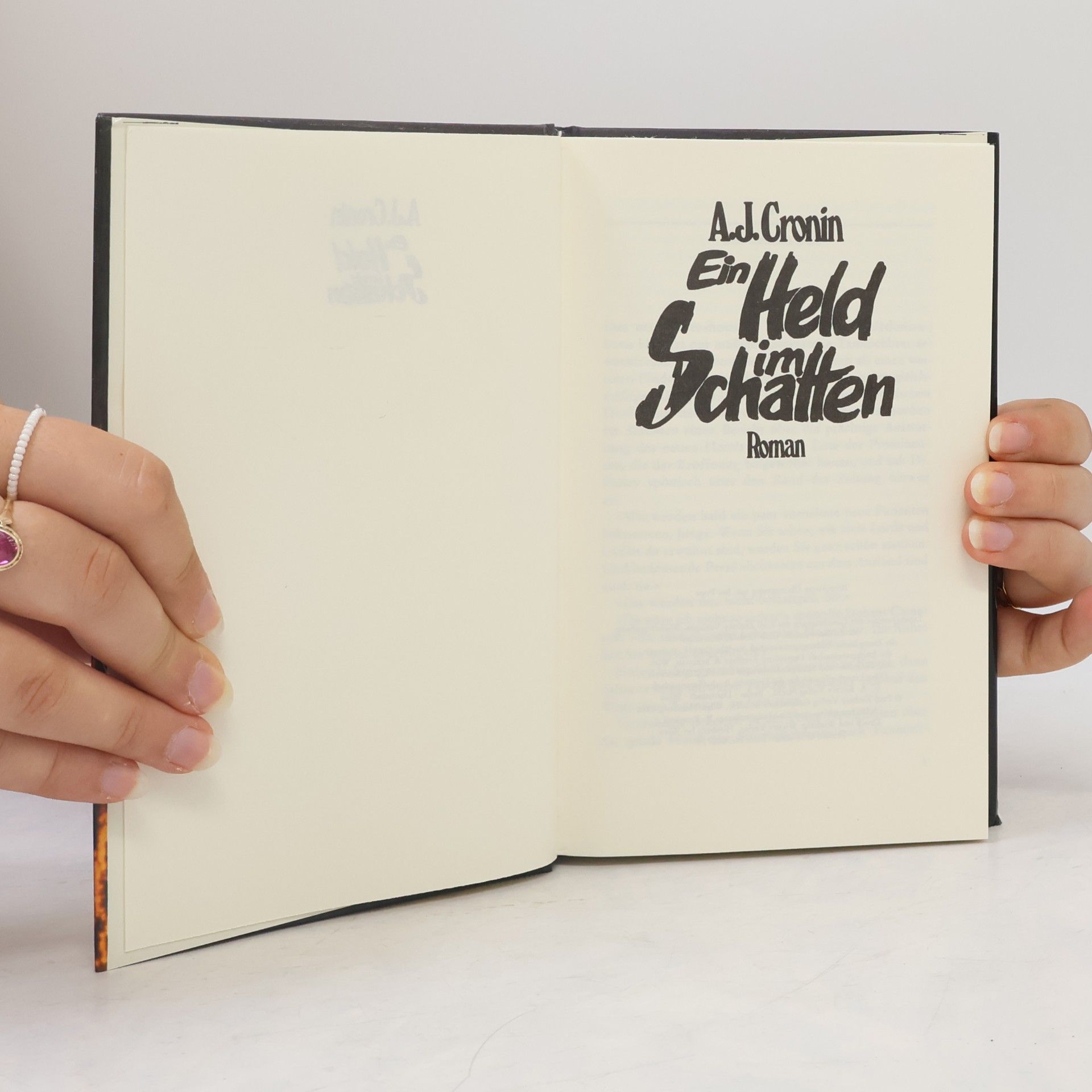 A. J. Cronin Ein Held im Schatten