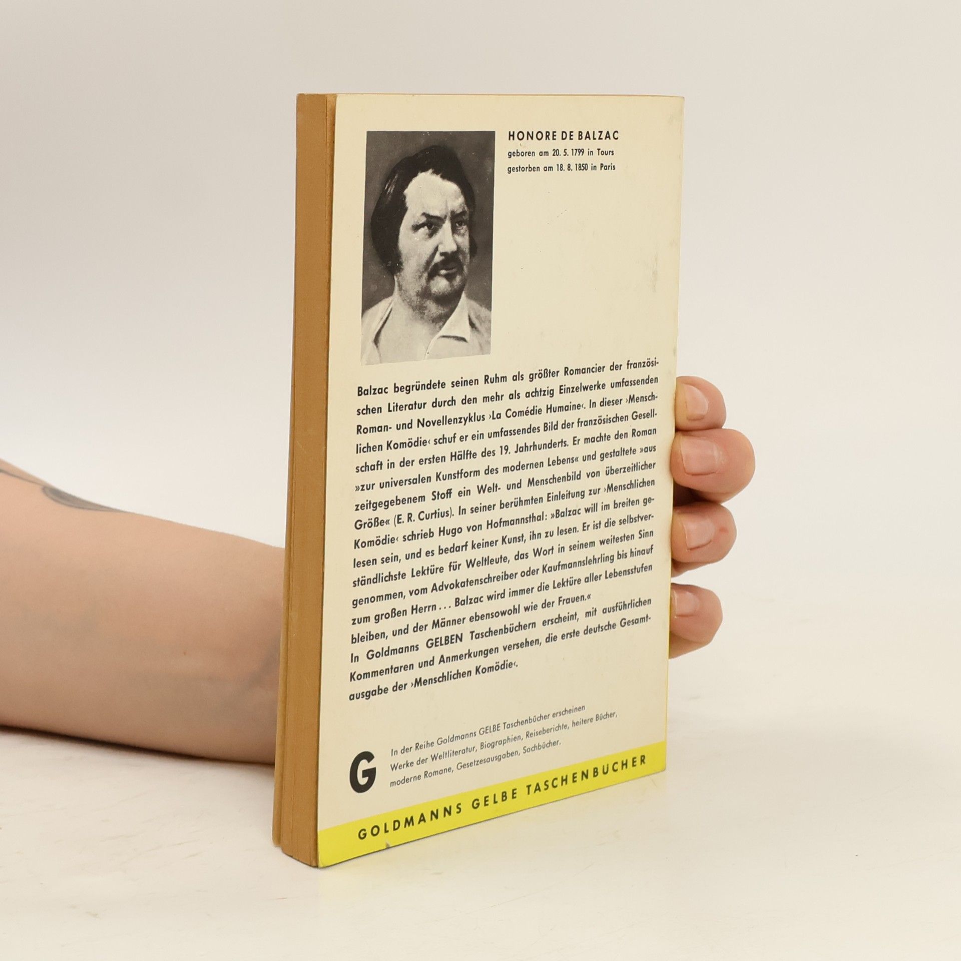 Honoré de Balzac Ein Lebensbeginn
