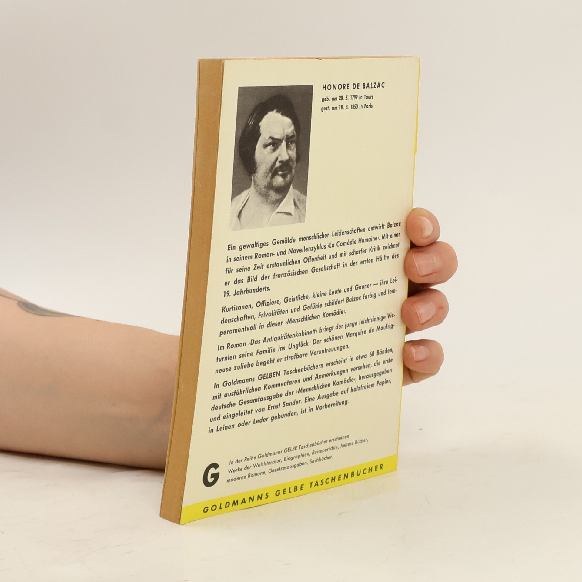 Honoré de Balzac Das Antiquitätenkabinett. Die Menschliche Komödie