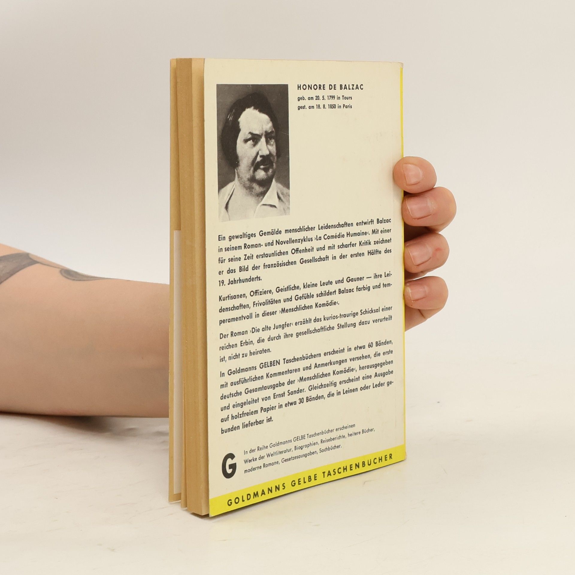 Honoré de Balzac Die alte jungfer
