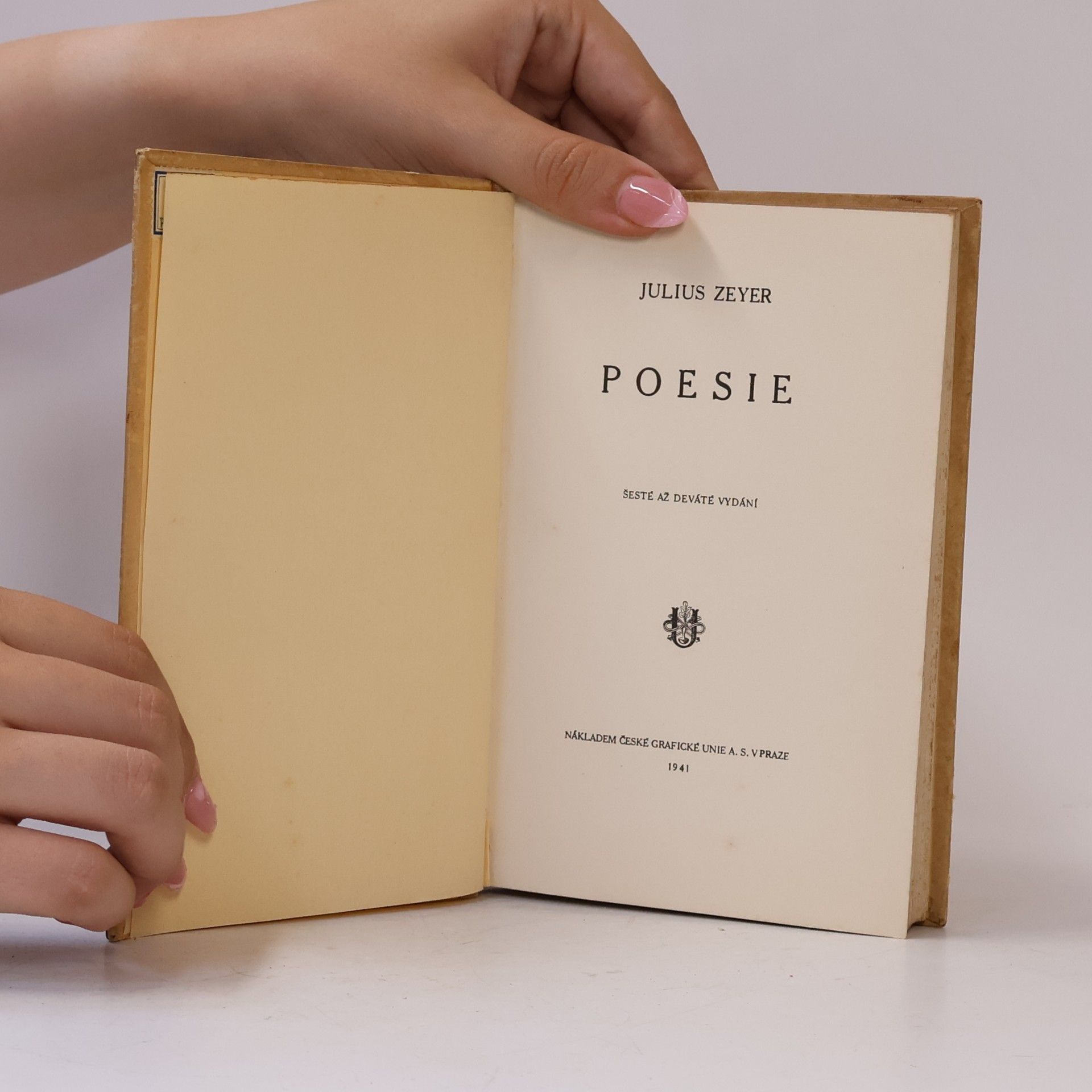 Julius Zeyer Poesie